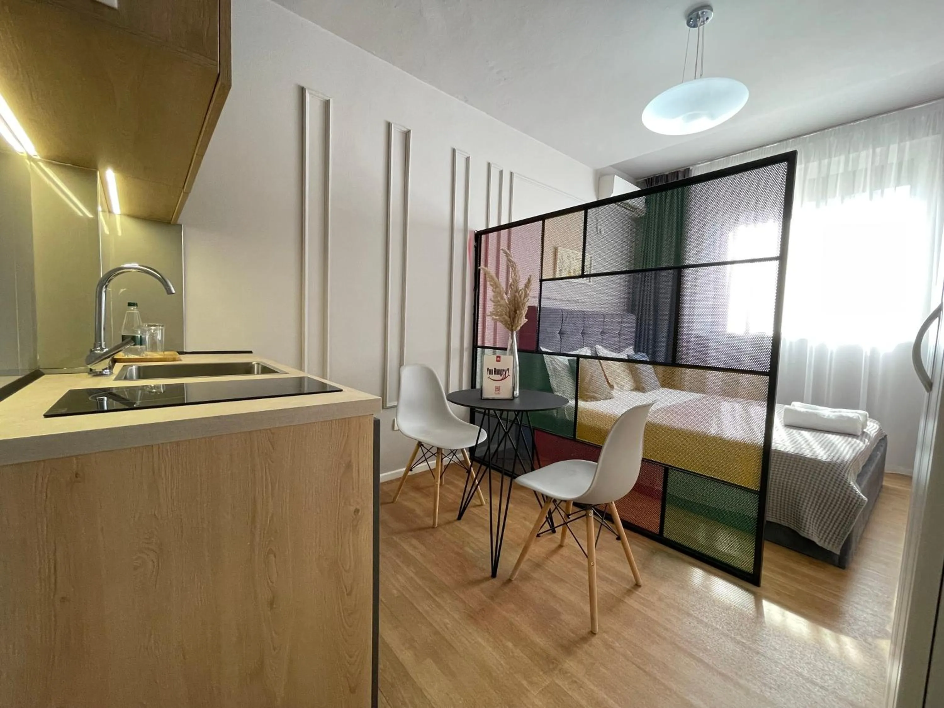 Bed in Myslym Shyri's Apartments