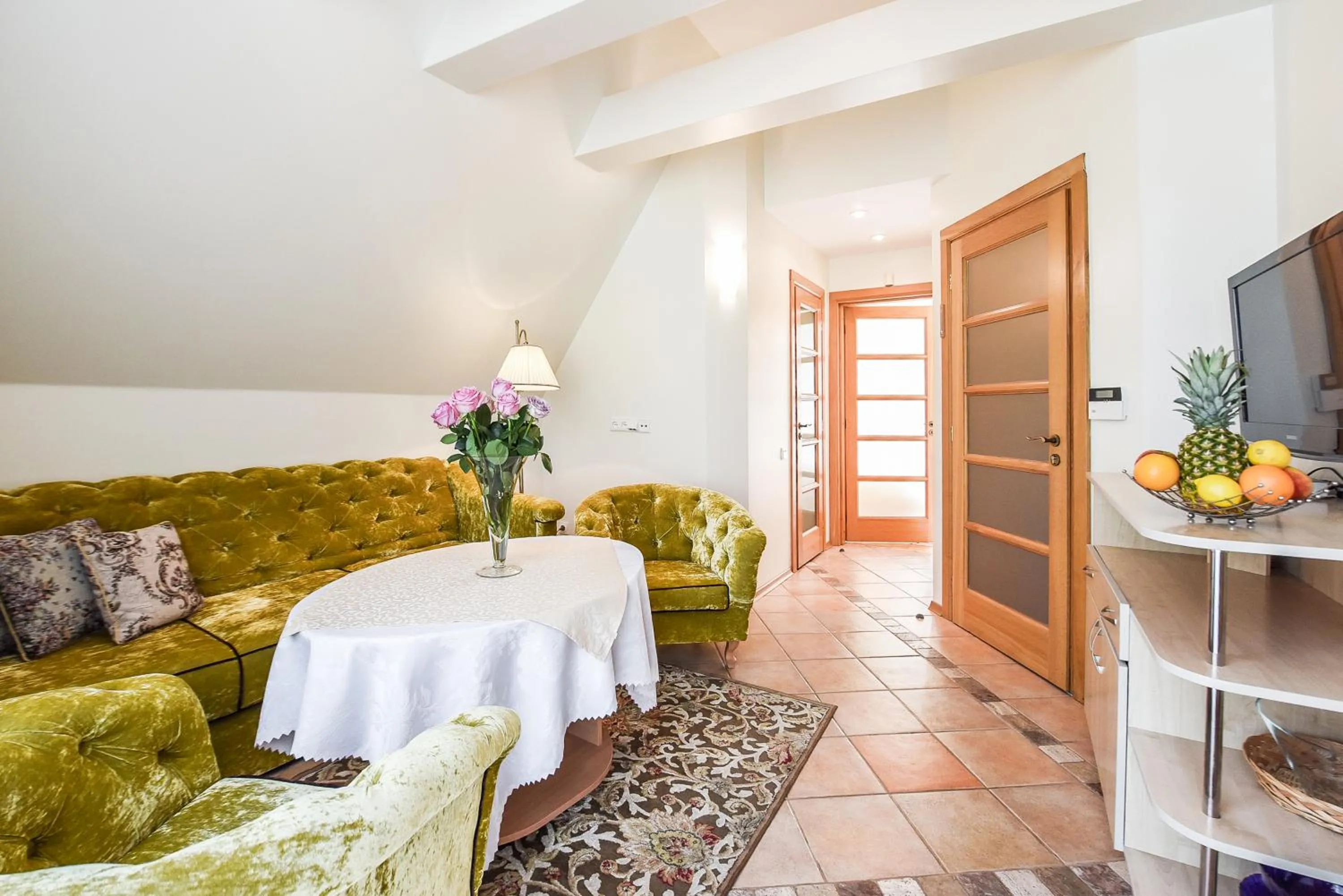 Seating area in Saulės Krantas