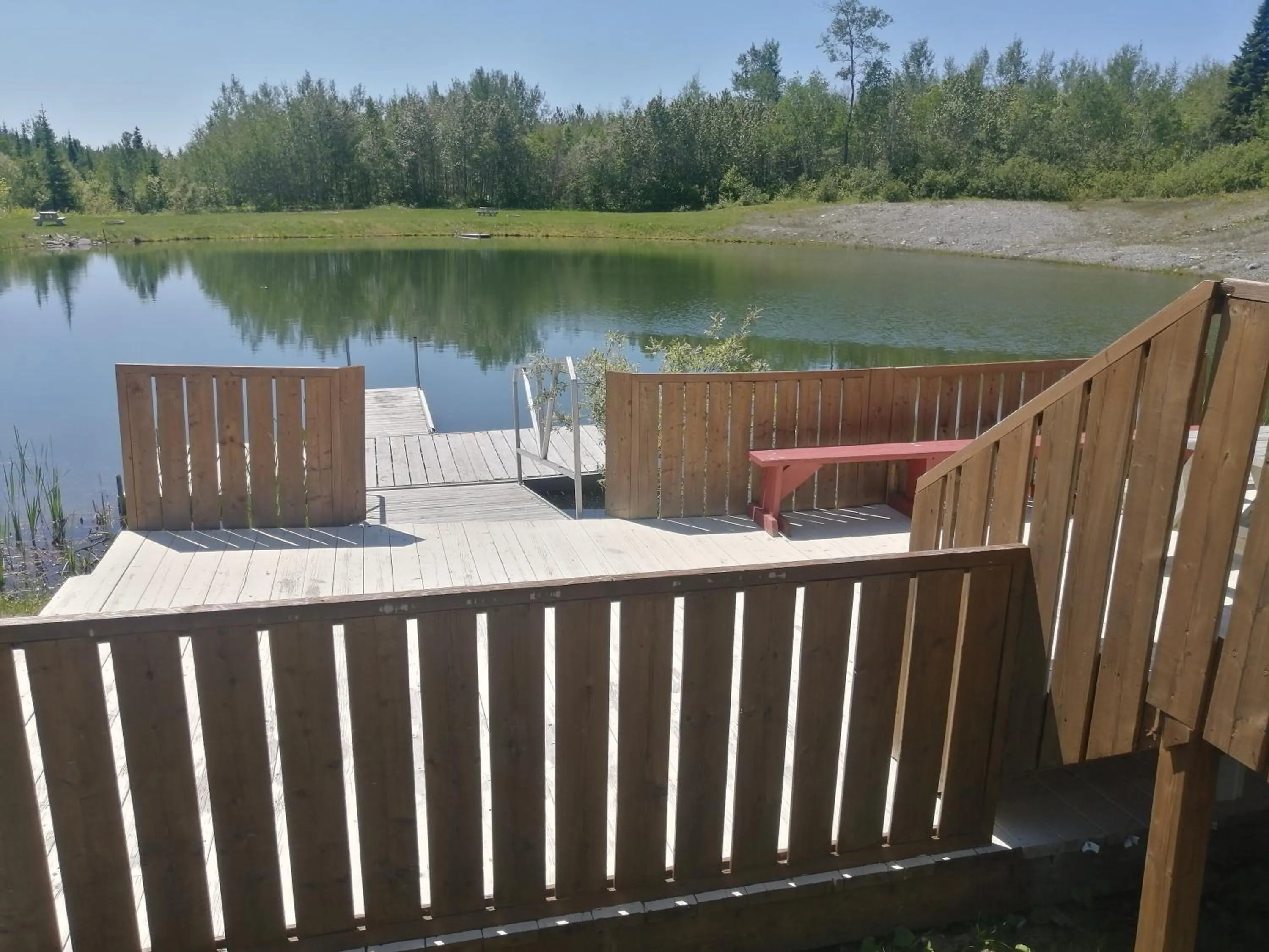 Lake view in Parc du Mont-Citadelle