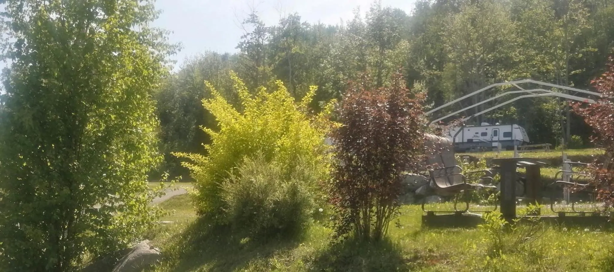 Garden view in Parc du Mont-Citadelle