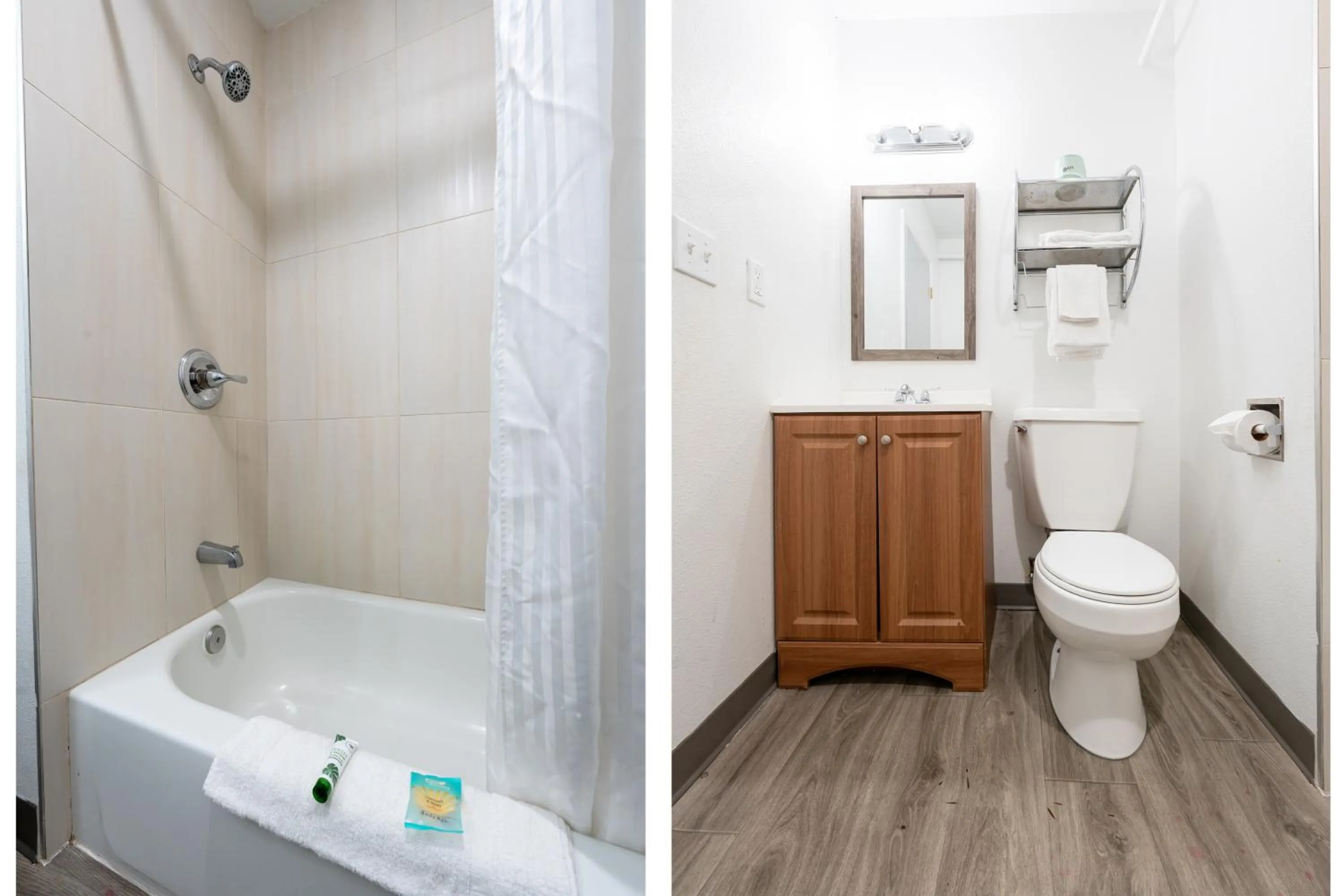 Bathroom in Banfield Studios By OYO Portland OR