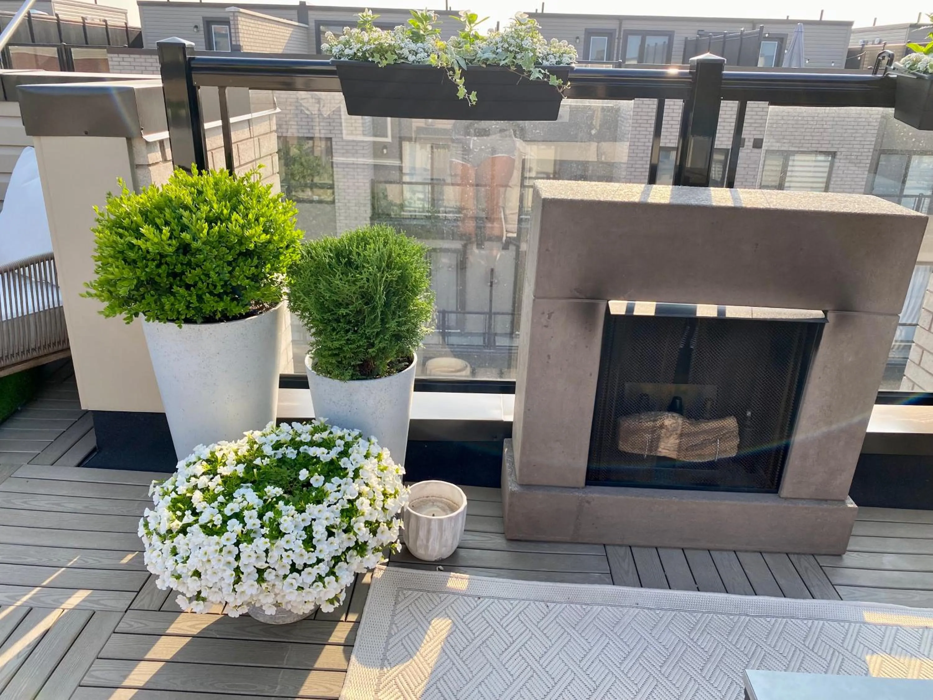 Garden in Modern and Bright Luxury Home Centrally Located in Toronto’s GTA