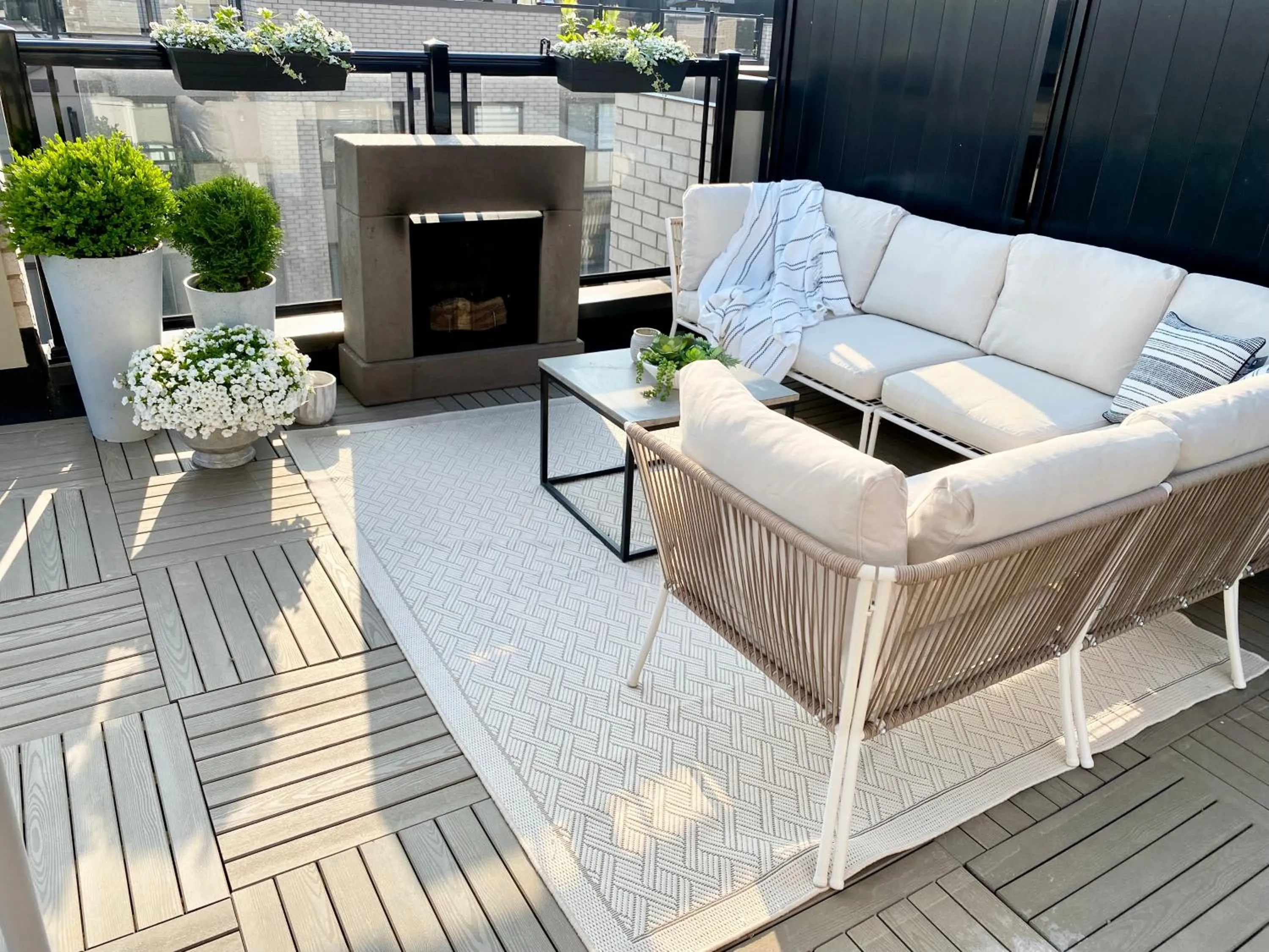 Garden in Modern and Bright Luxury Home Centrally Located in Toronto’s GTA