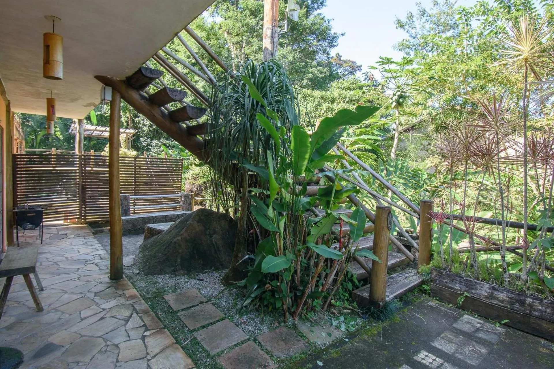 Garden in Chalés Yababali Lagoinha