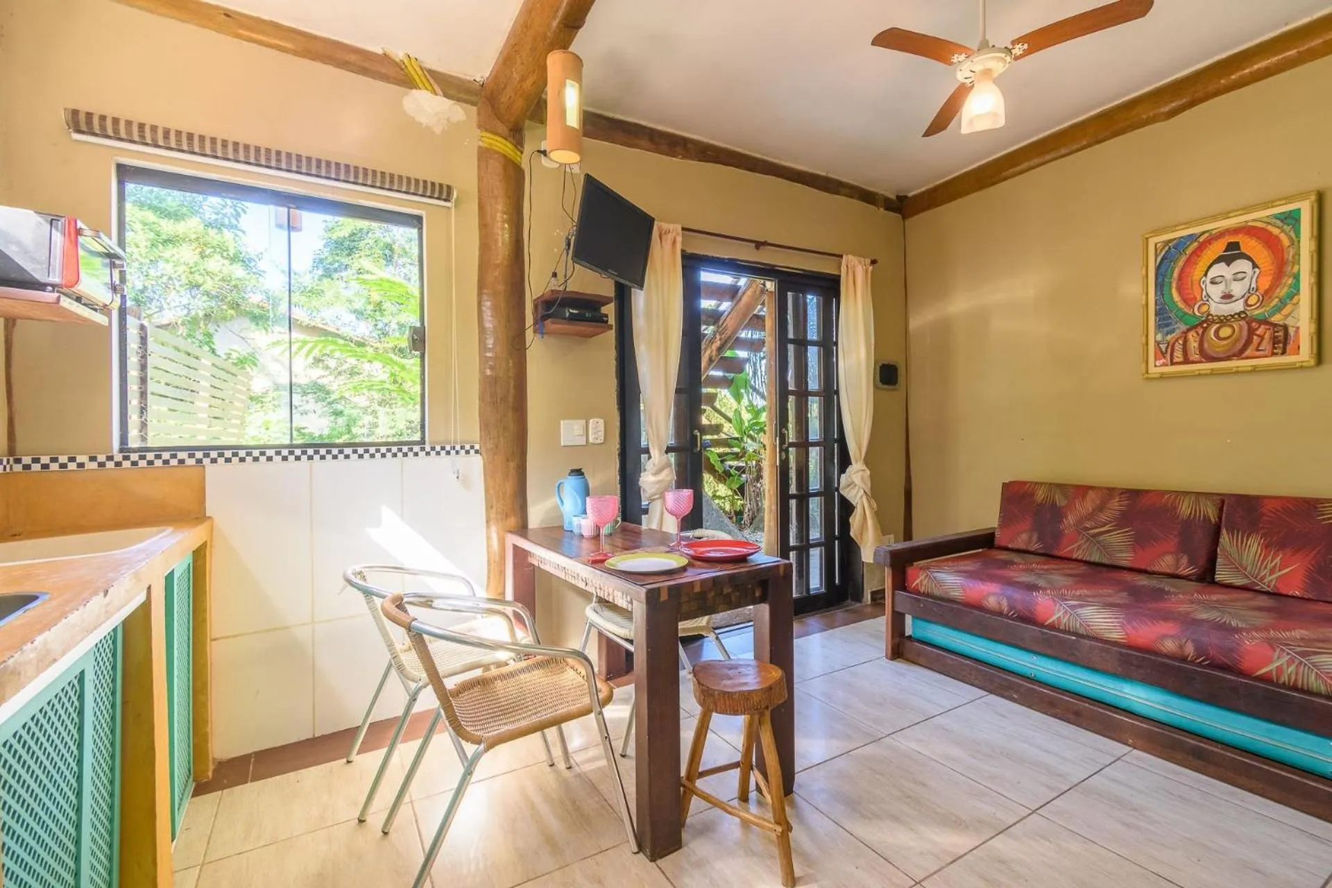 Living room in Chalés Yababali Lagoinha