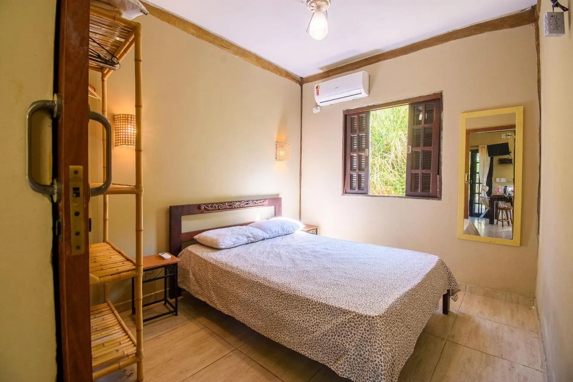 Bedroom in Chalés Yababali Lagoinha