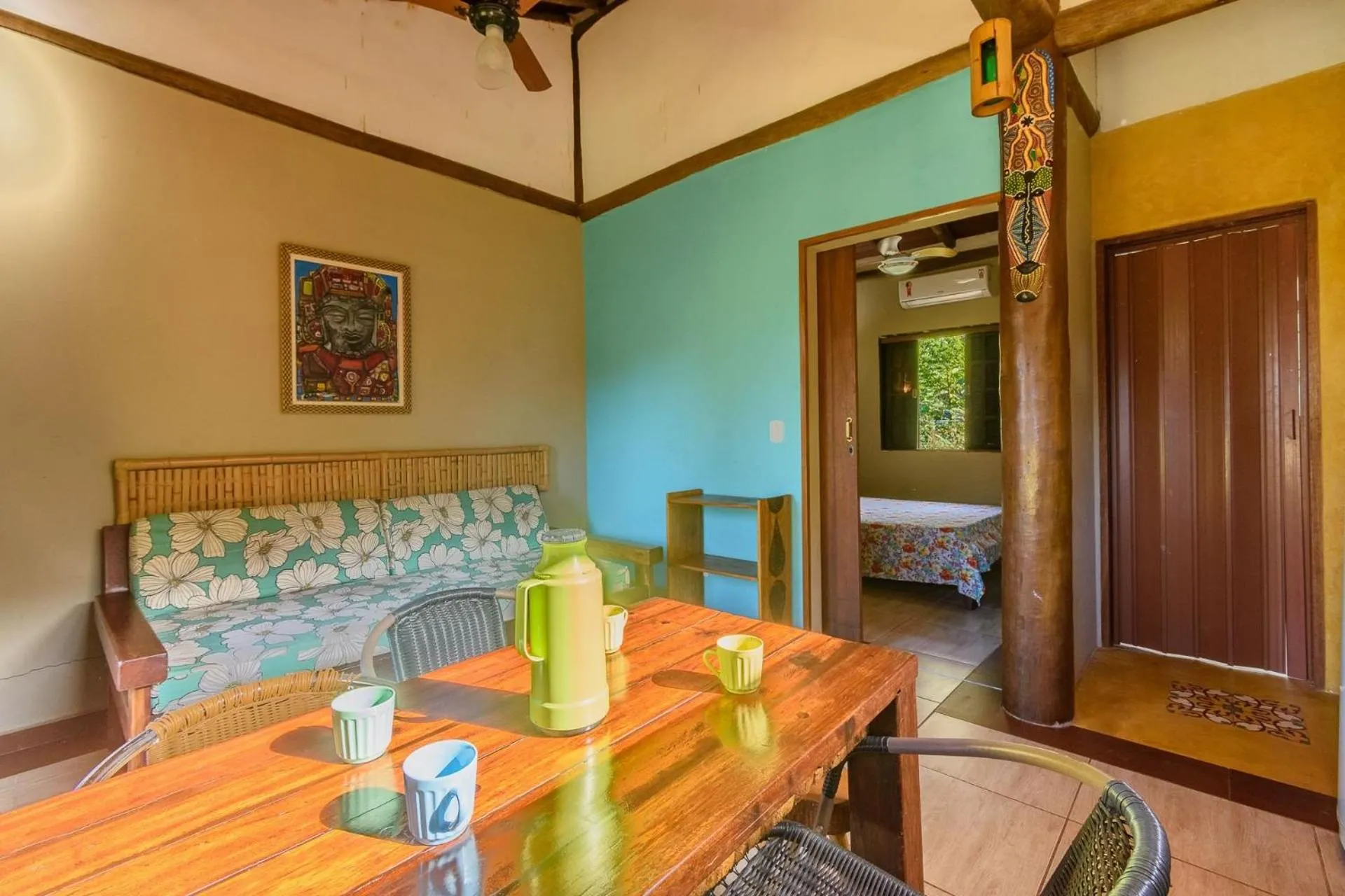 Living room in Chalés Yababali Lagoinha