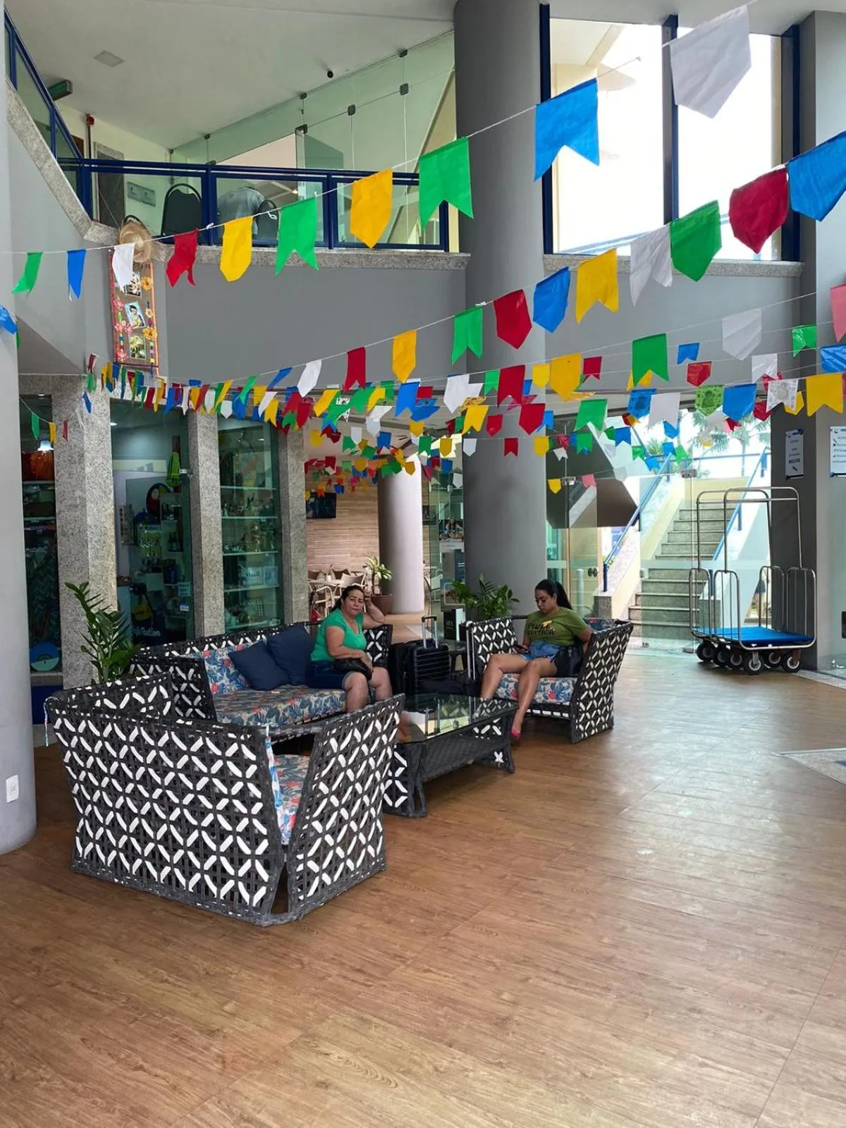 Lobby or reception in Flat Beira Mar Piedade