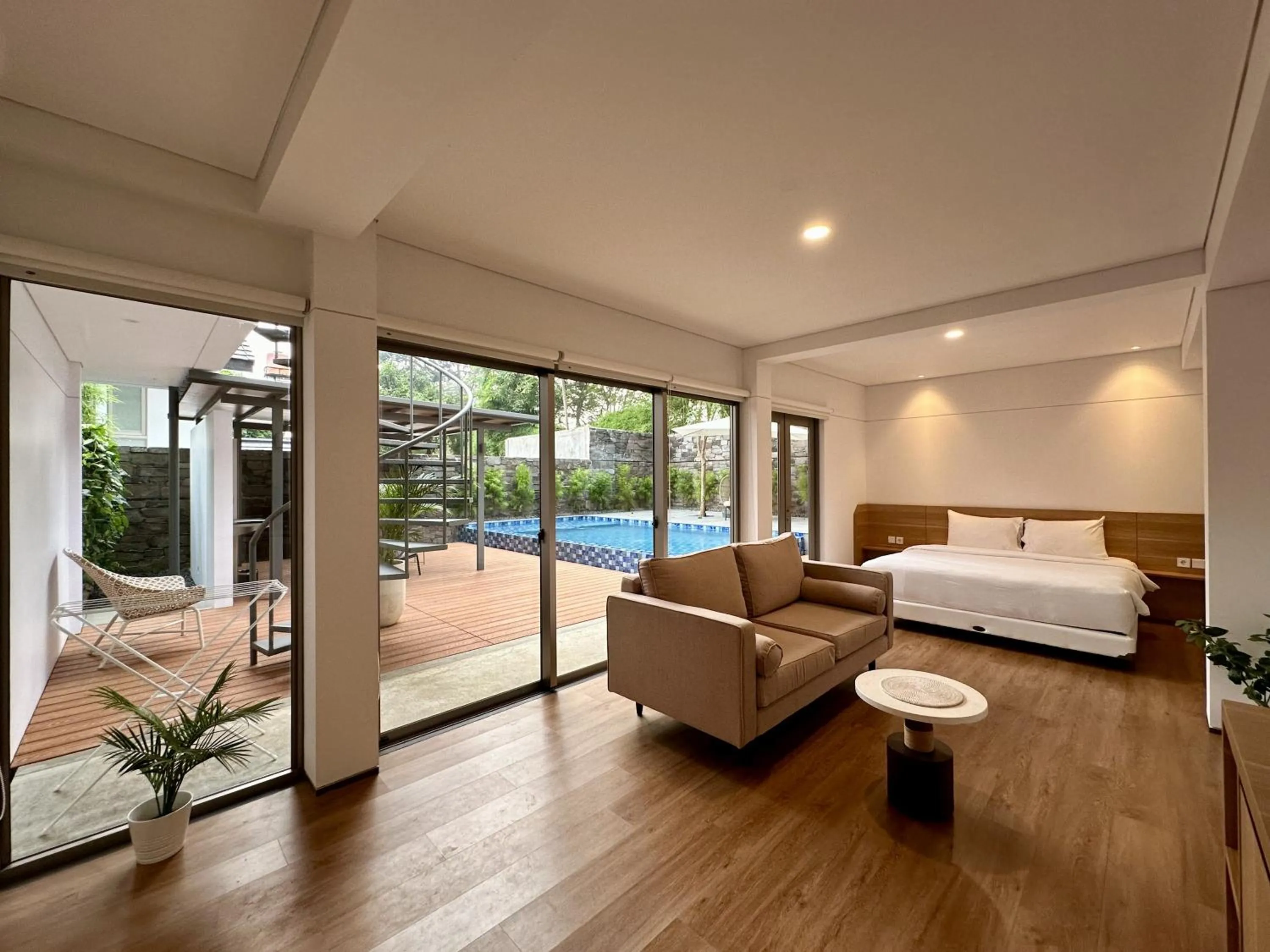 Bedroom, Bed in Bungalow Homes