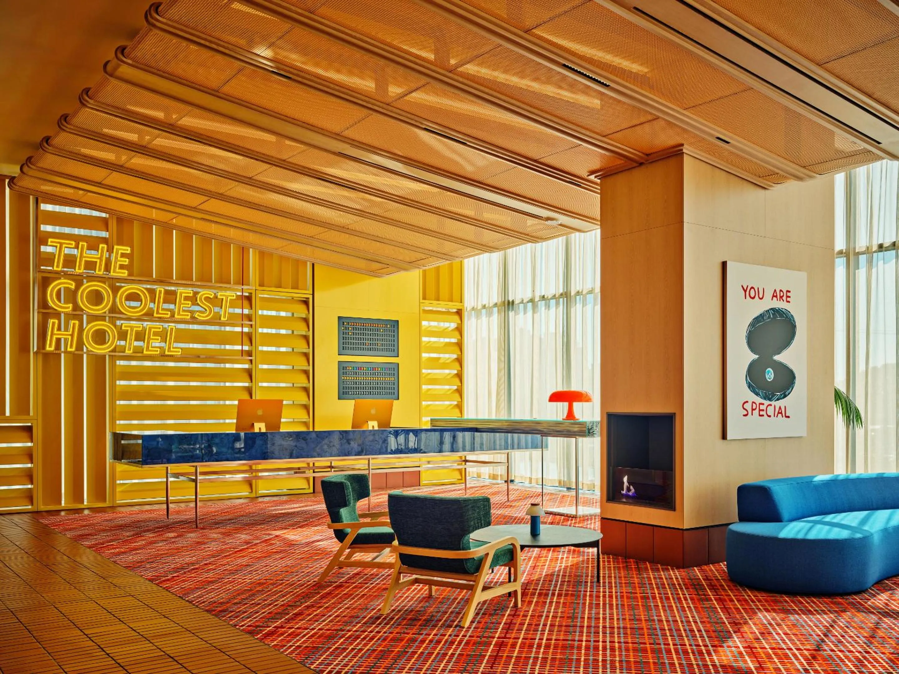 Lobby or reception in The Coolest Hotel