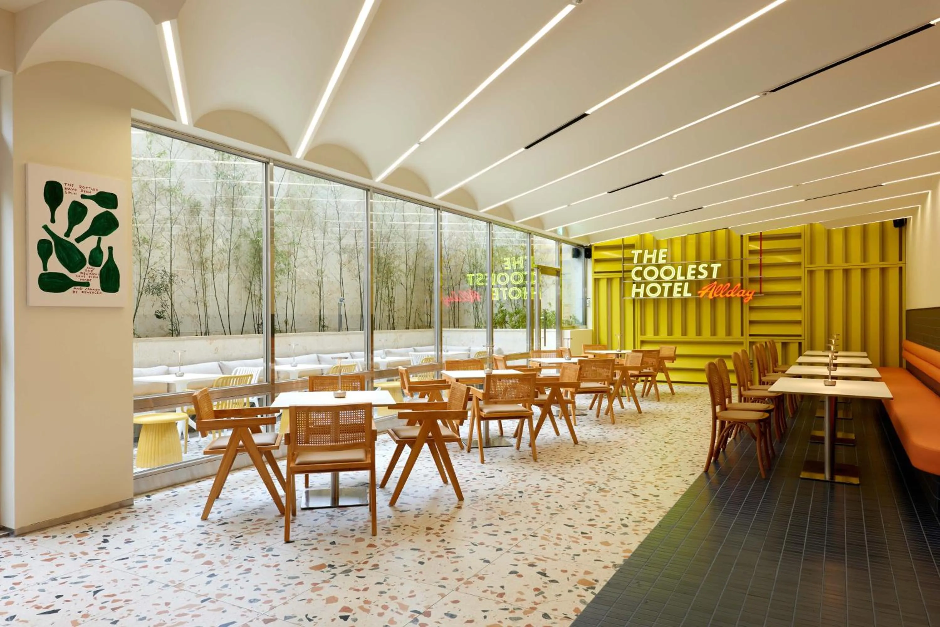 Restaurant/places to eat in The Coolest Hotel