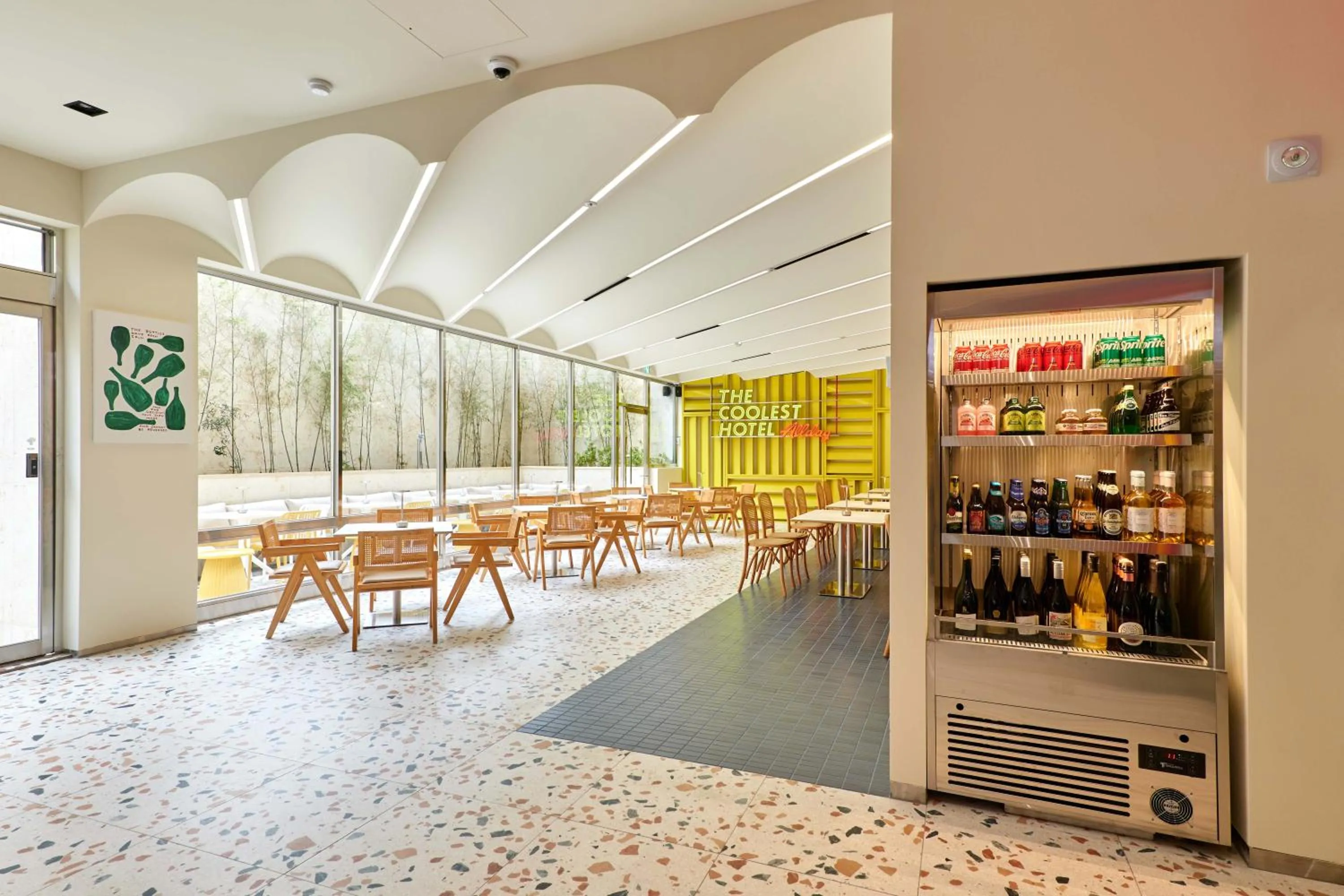 Restaurant/places to eat in The Coolest Hotel