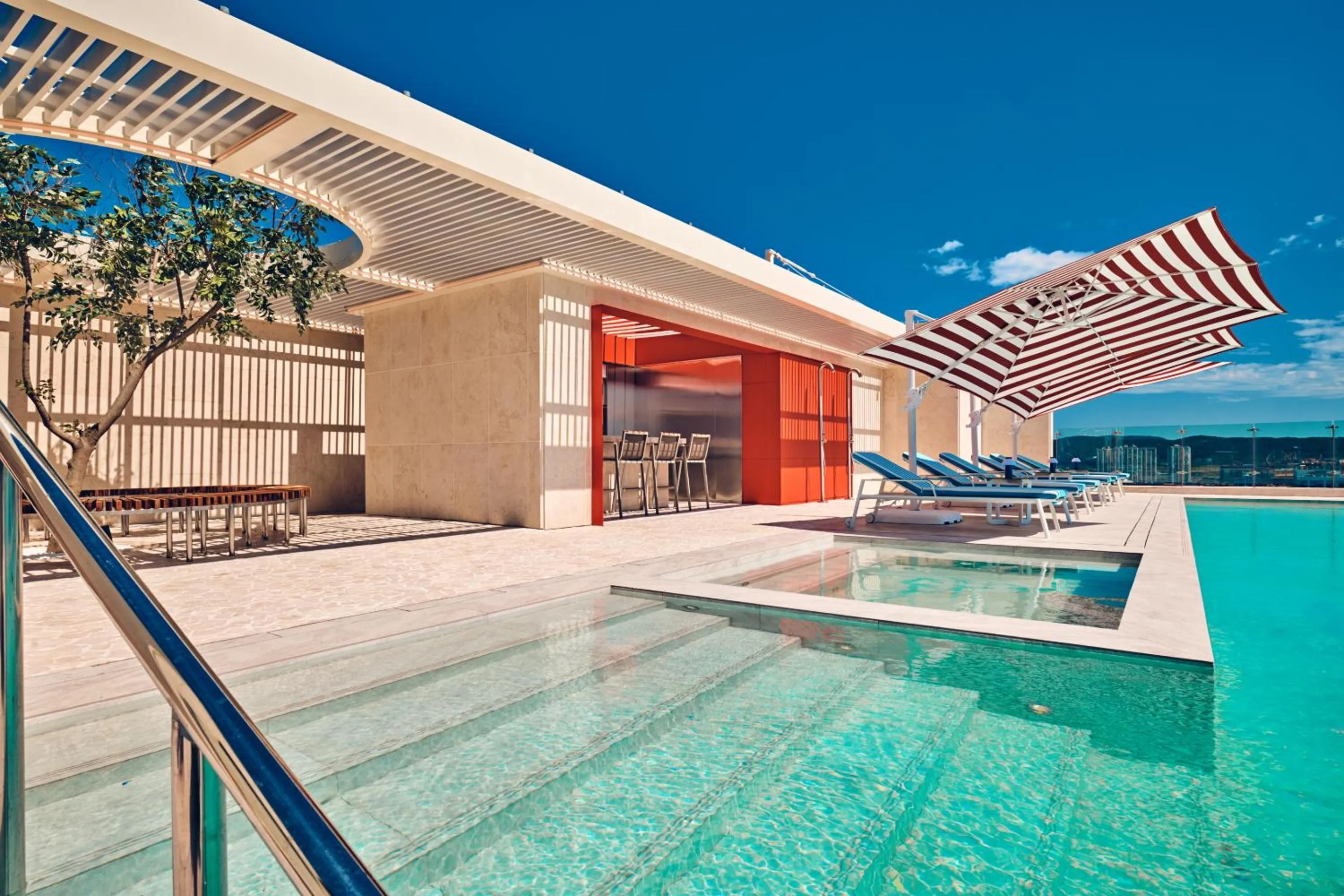 Swimming pool in The Coolest Hotel