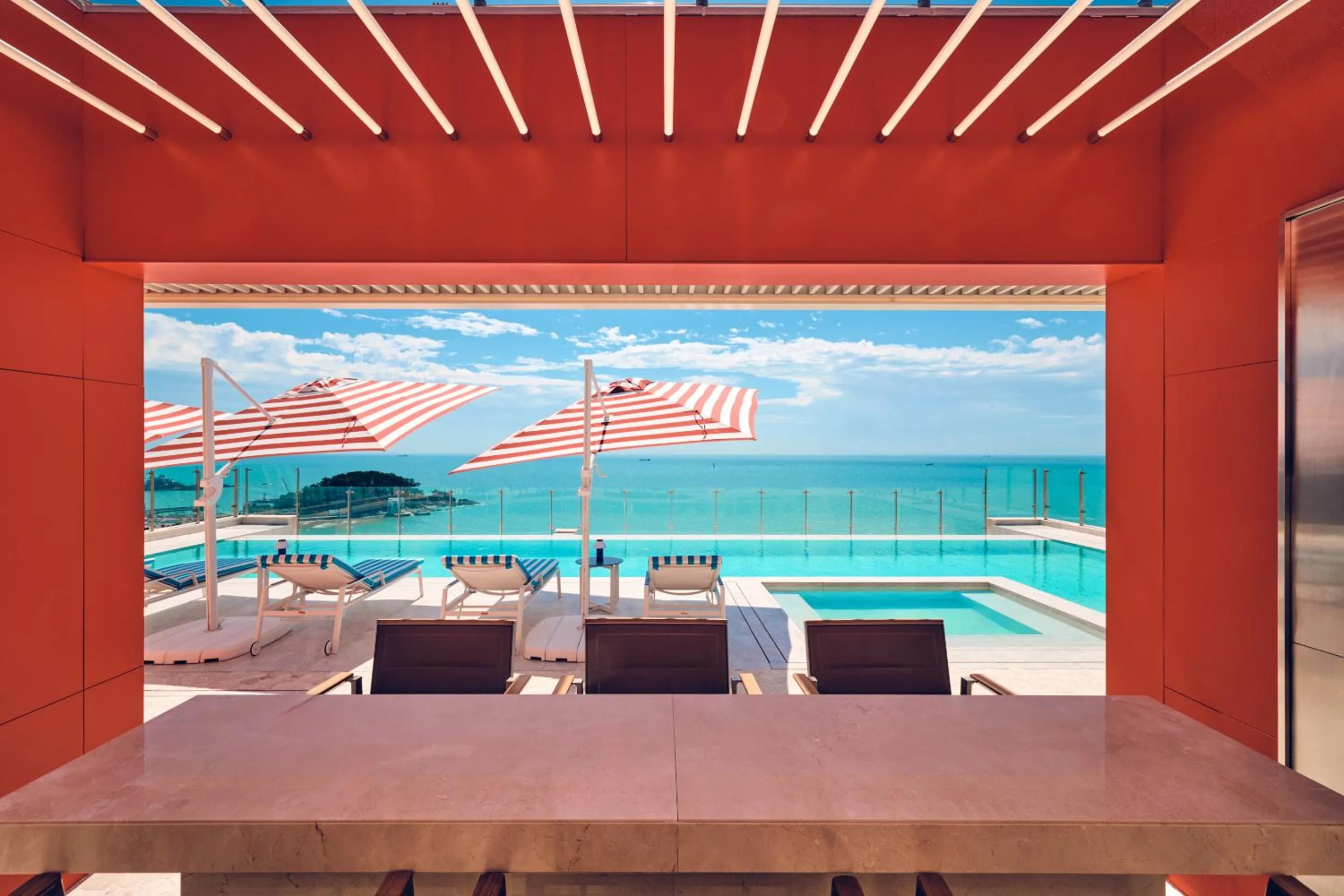 Swimming pool in The Coolest Hotel