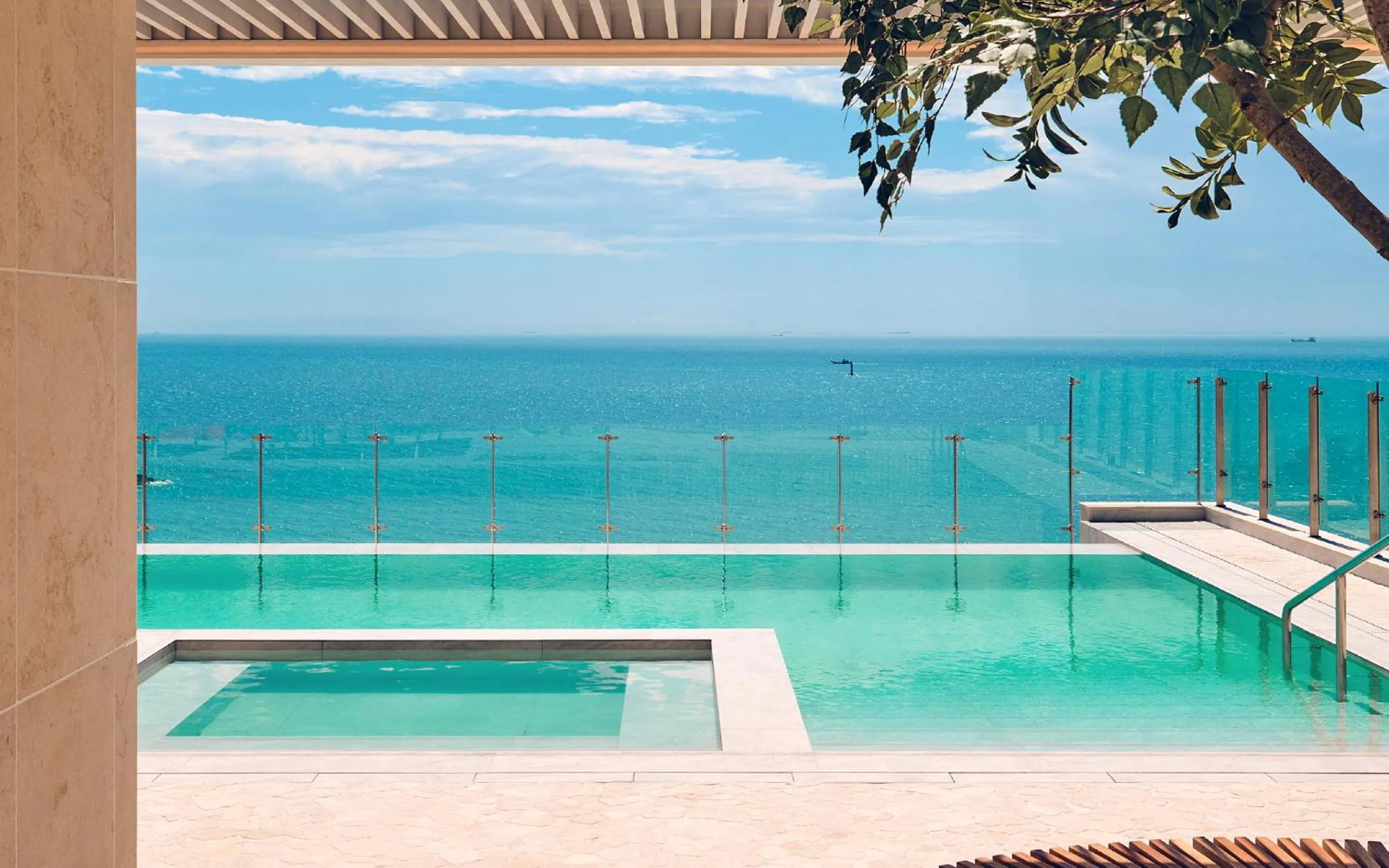 Pool view in The Coolest Hotel