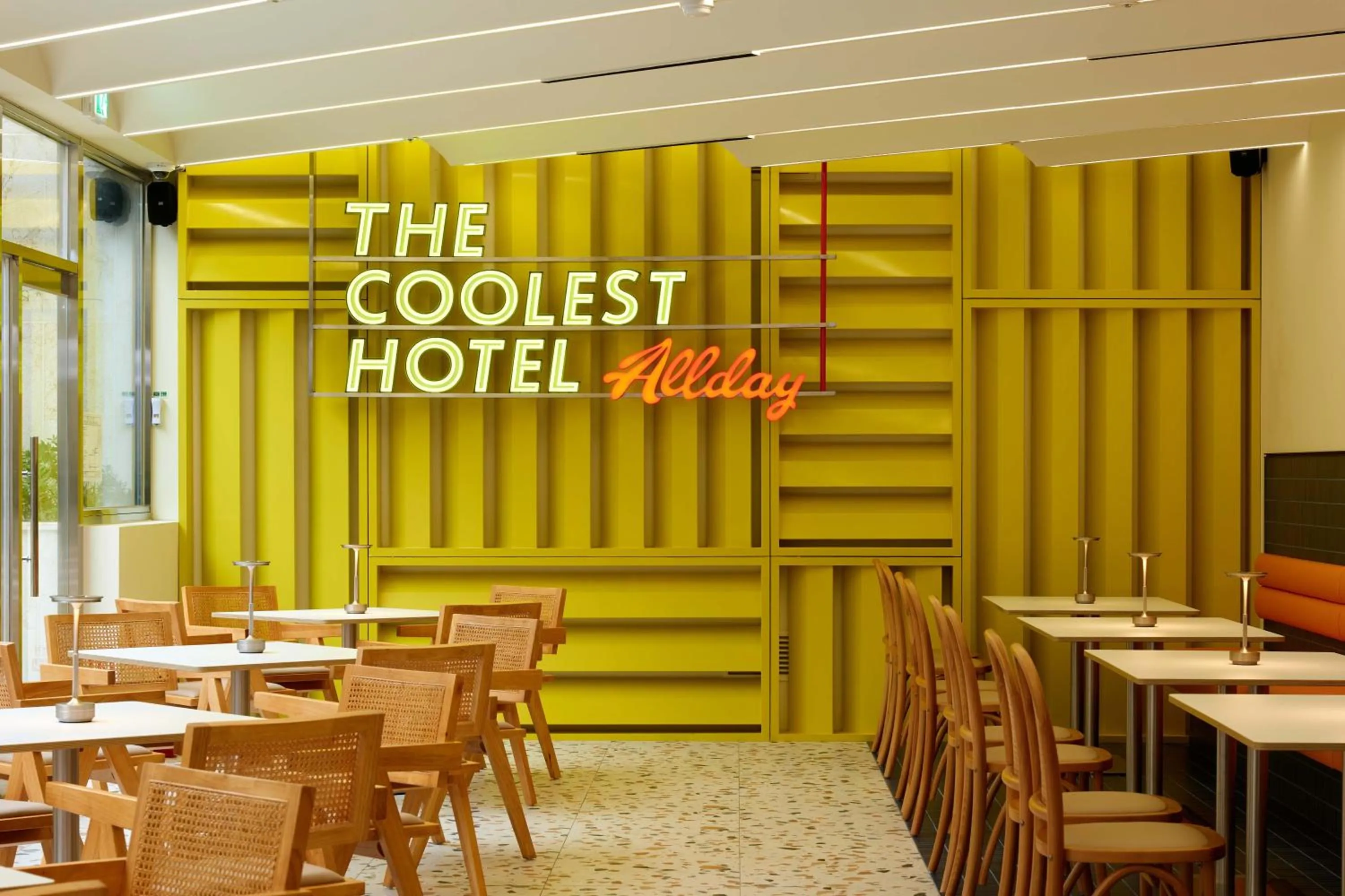 Restaurant/places to eat in The Coolest Hotel