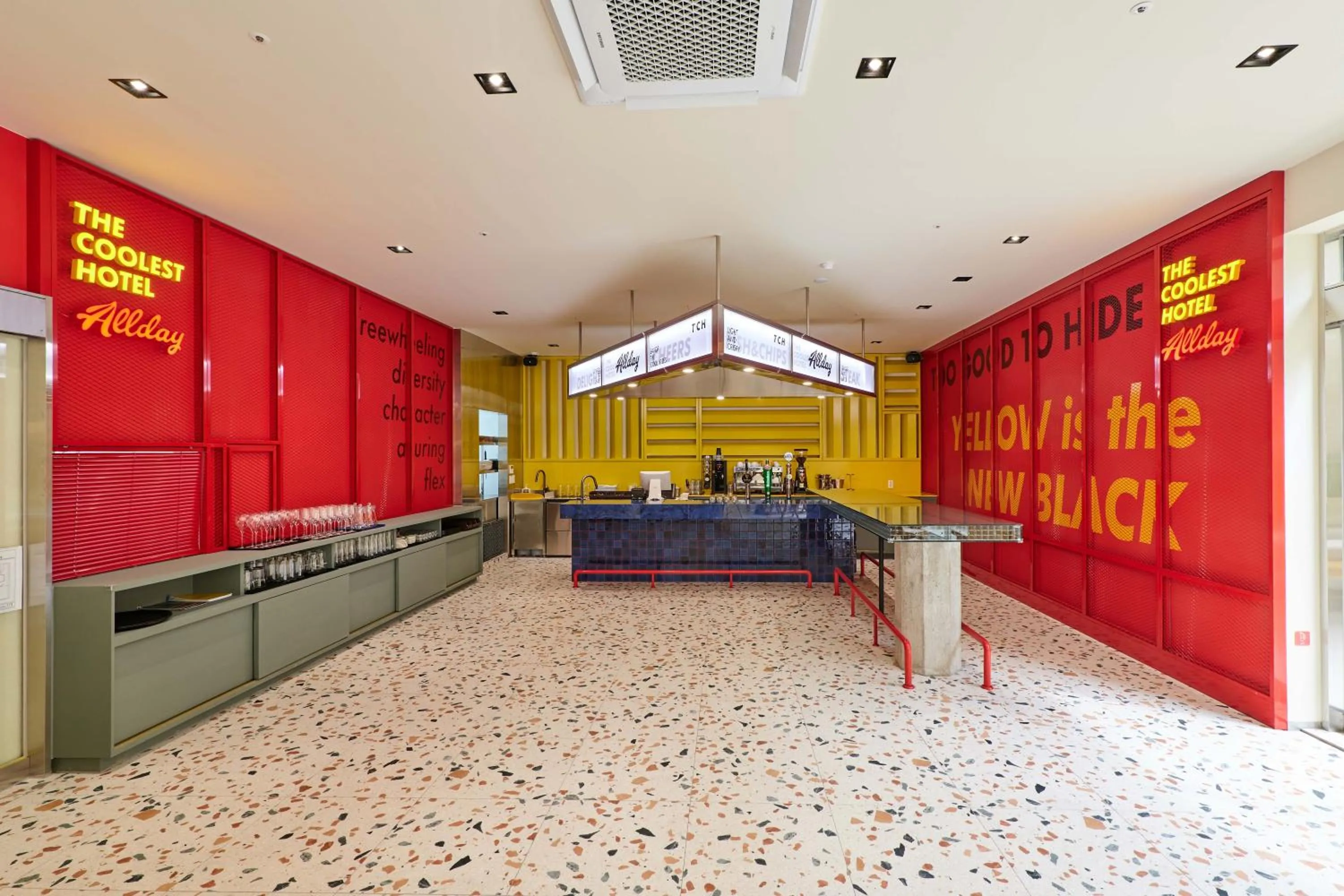 Restaurant/places to eat in The Coolest Hotel