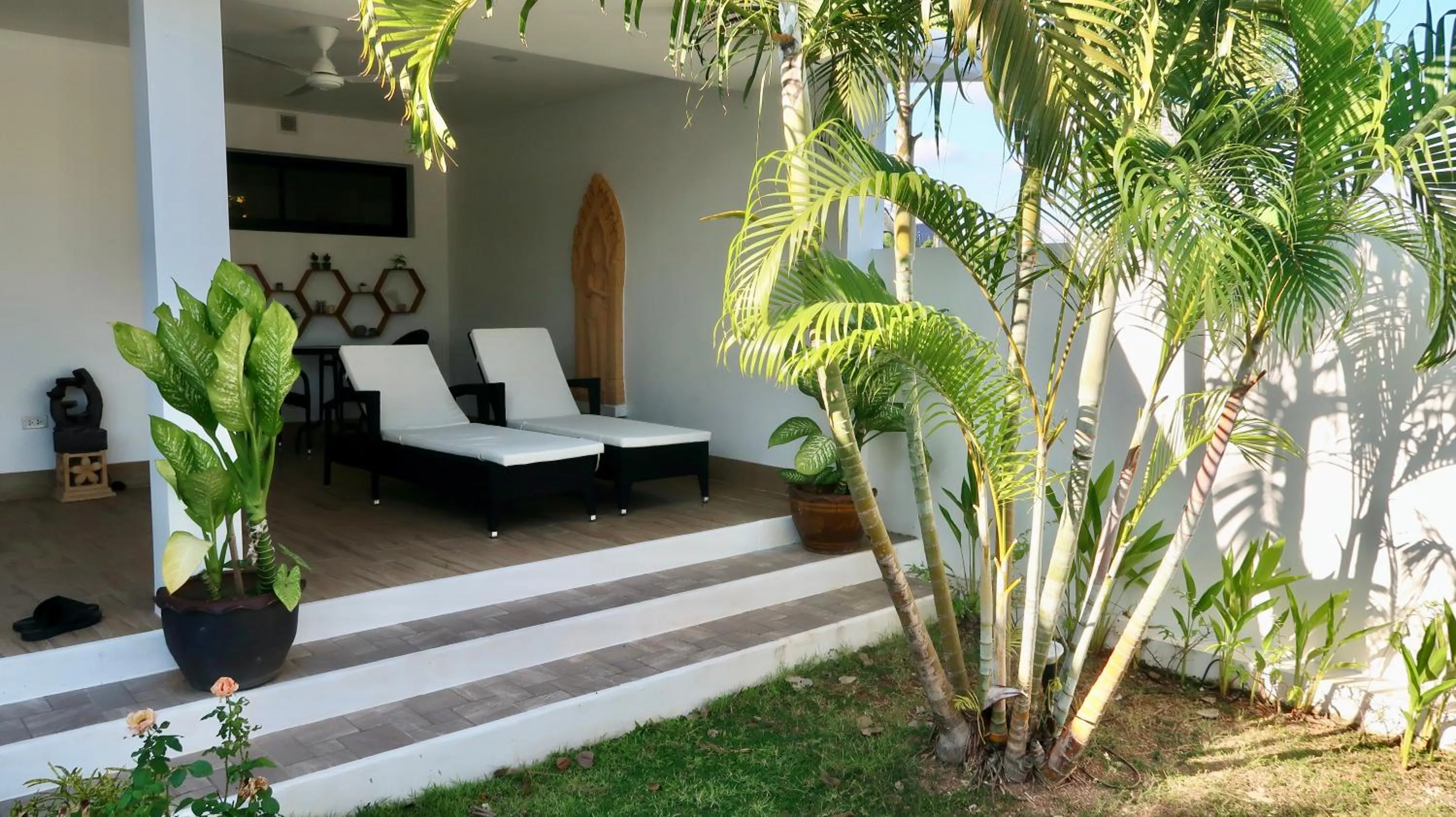 Garden view in Jasmine Village