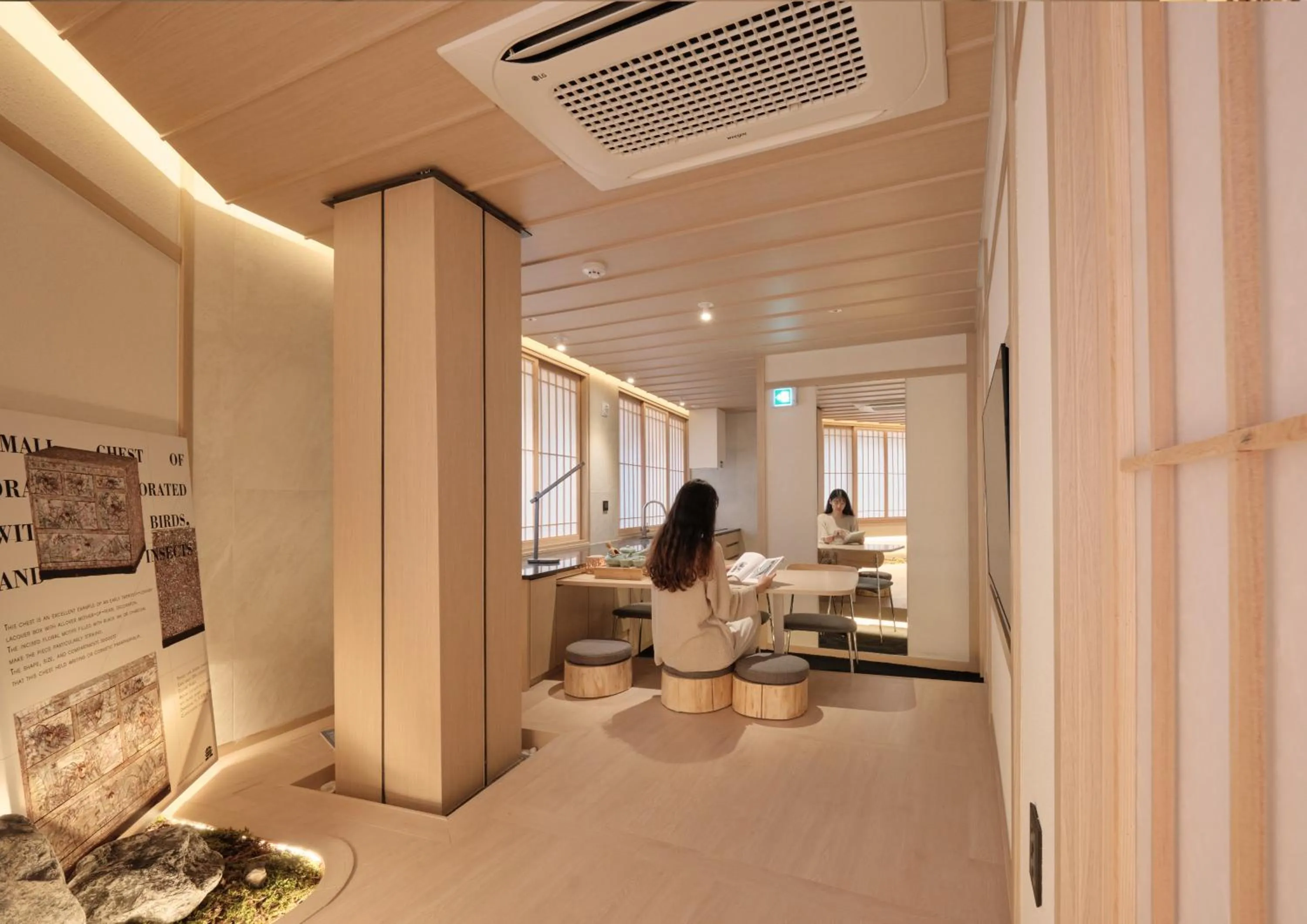 Living room in UH Suite Central Seoul