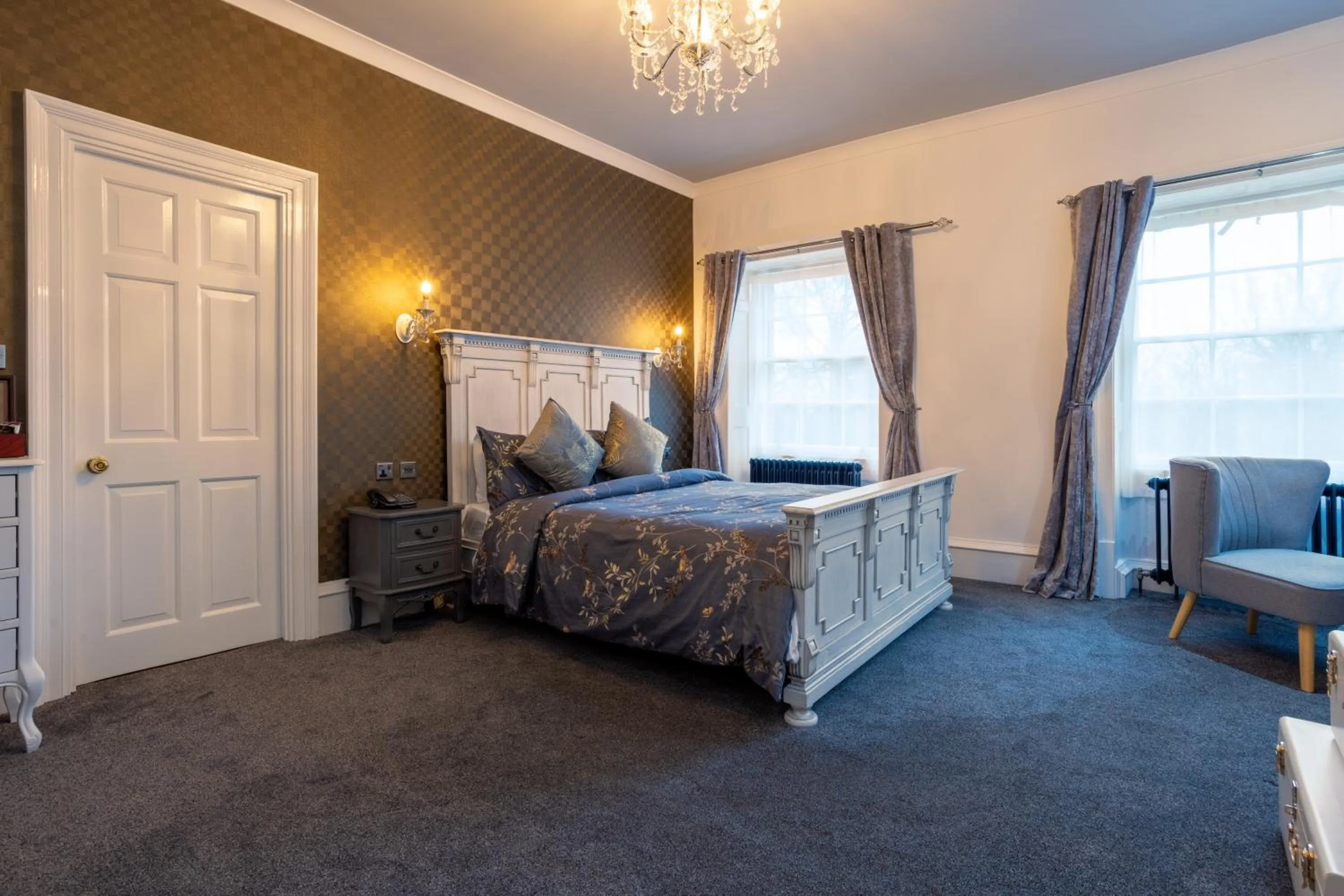 Bedroom, Bed in Weetwood Hall Estate
