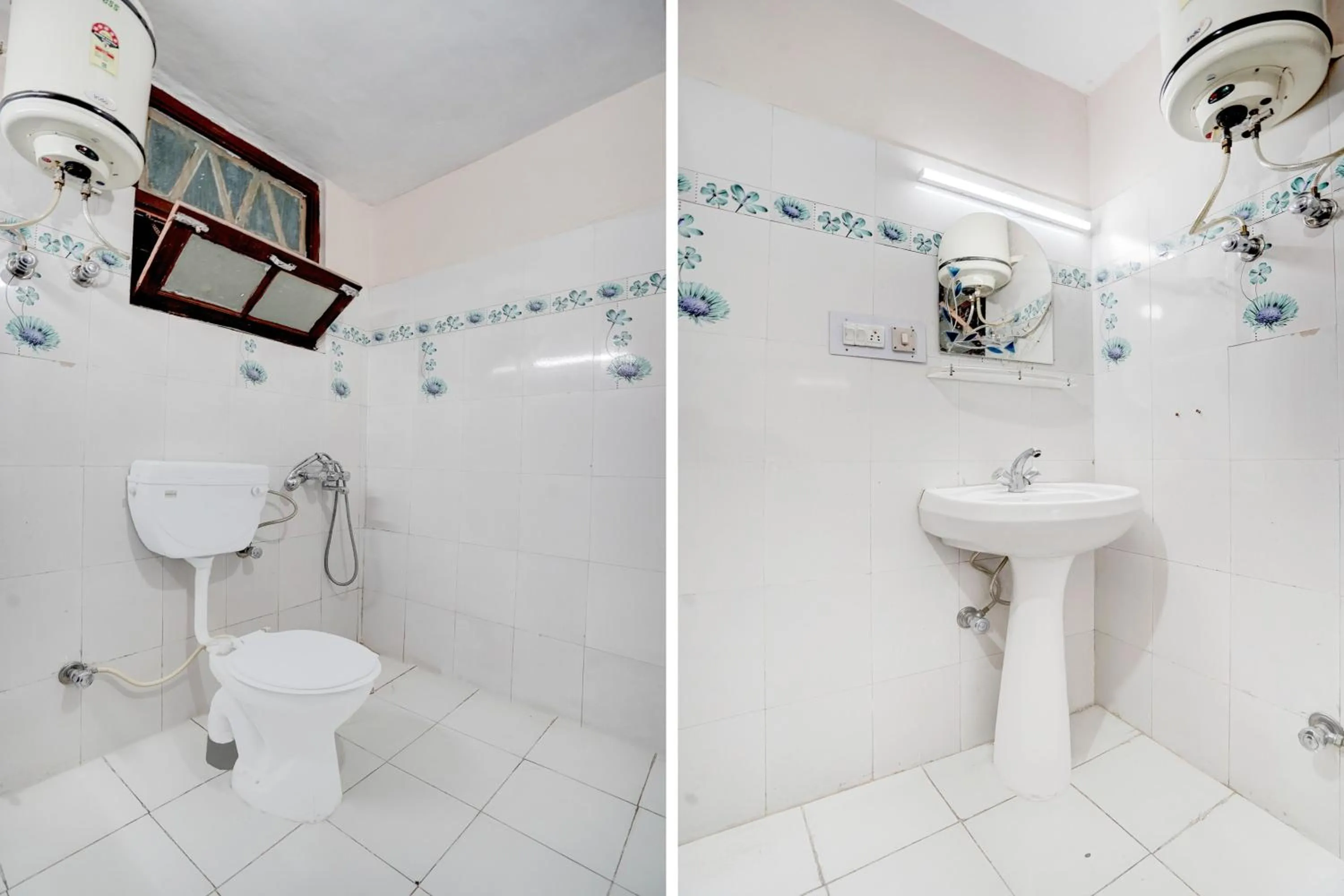 Bathroom in Hotel O Basera