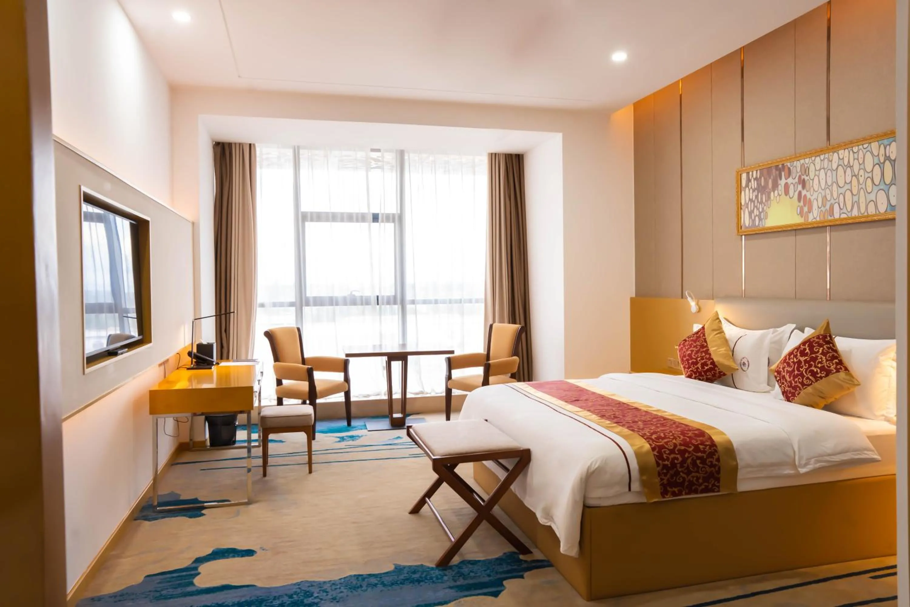 Bed in ST Vegas Hotel