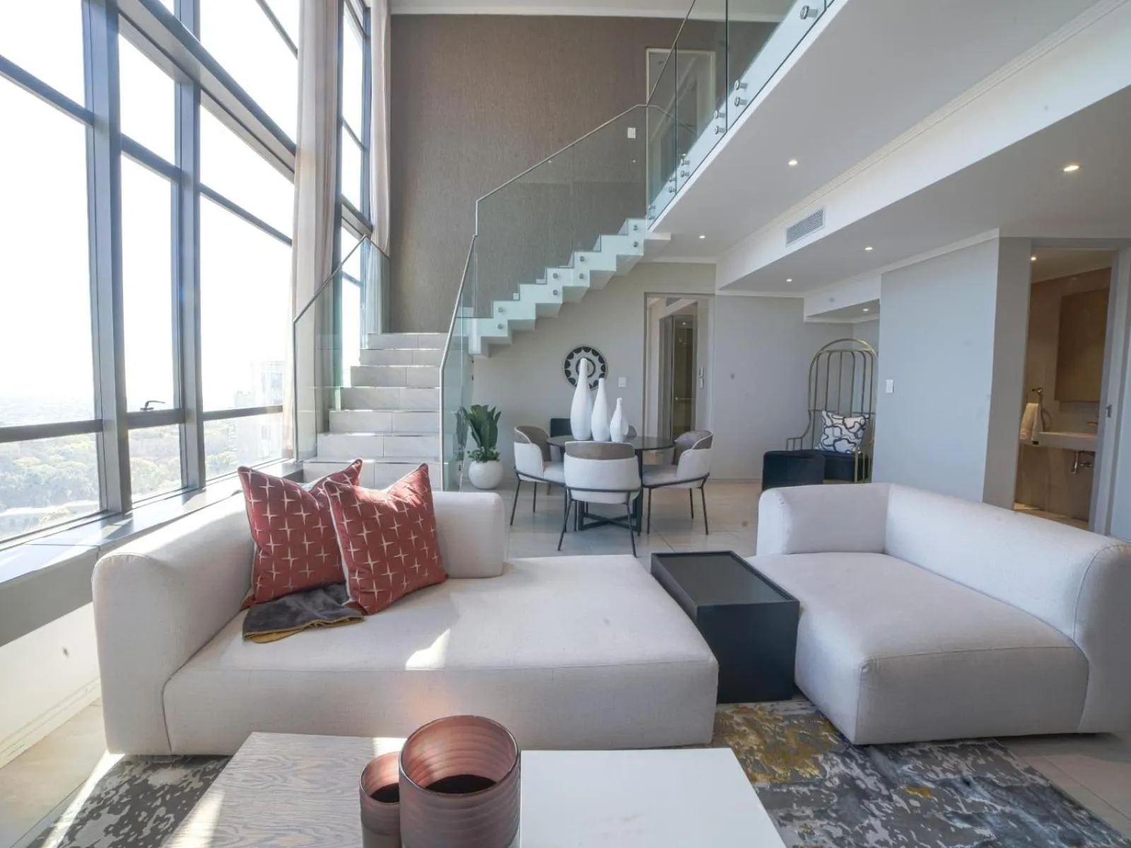 Seating area in Masingita Towers Hotel and SPA