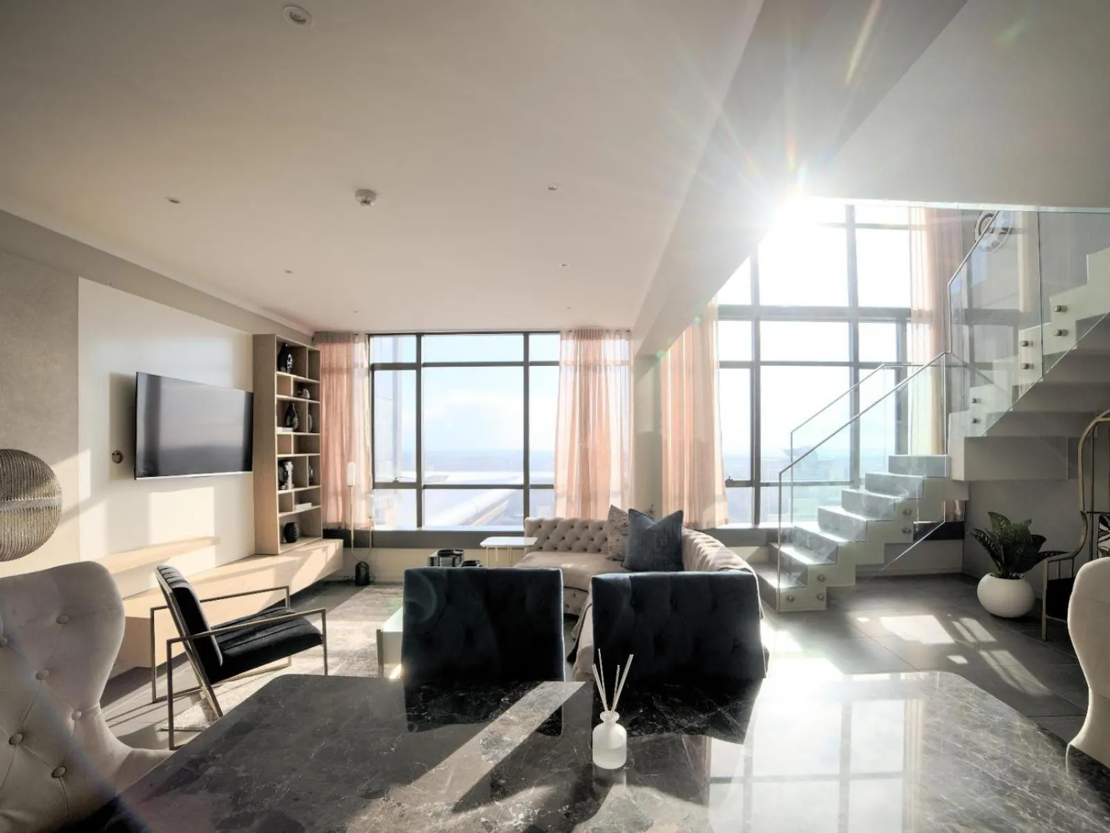 Seating area in Masingita Towers Hotel and SPA