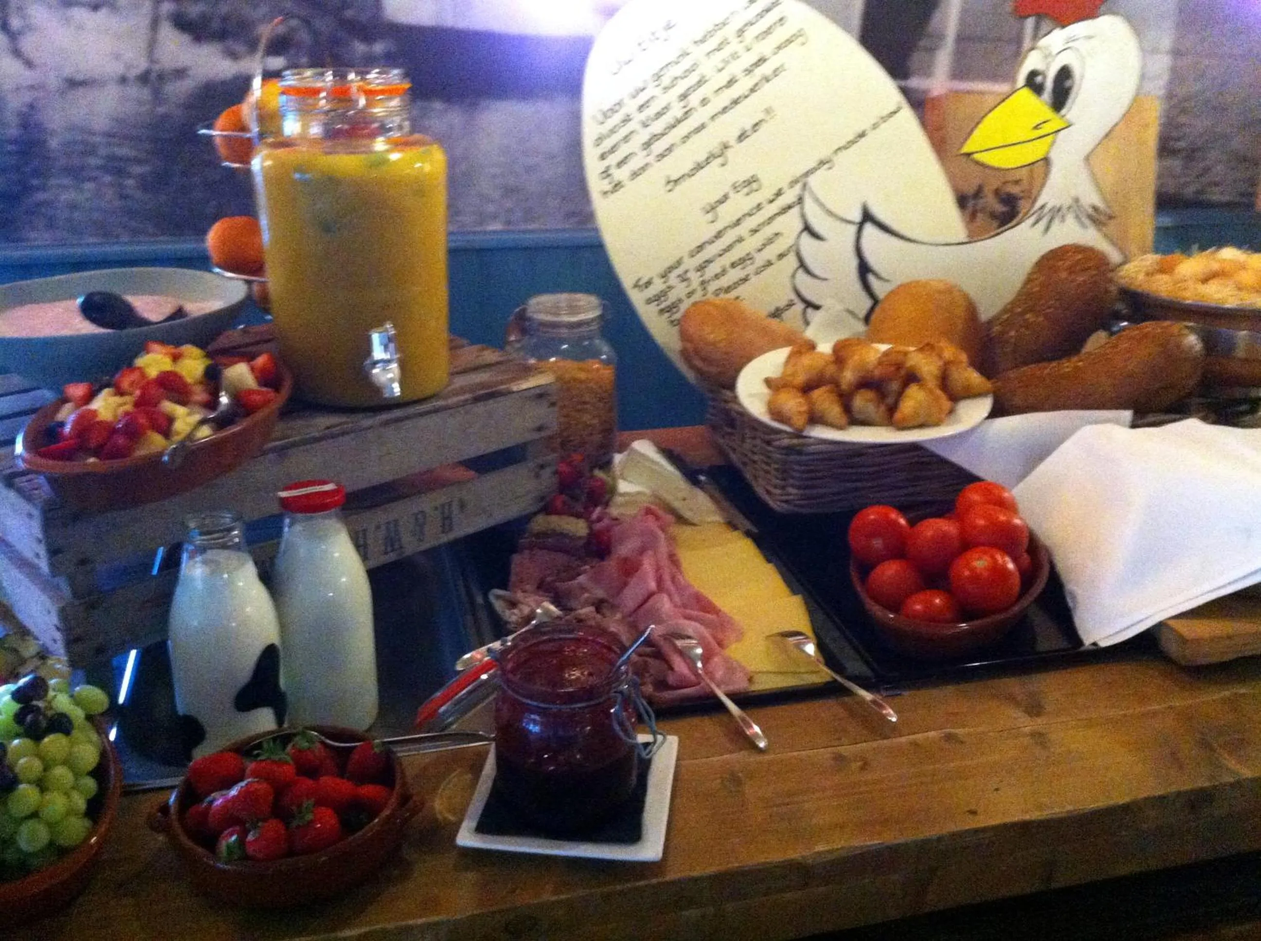 Buffet breakfast in Hotel Restaurant De Stadsherberg