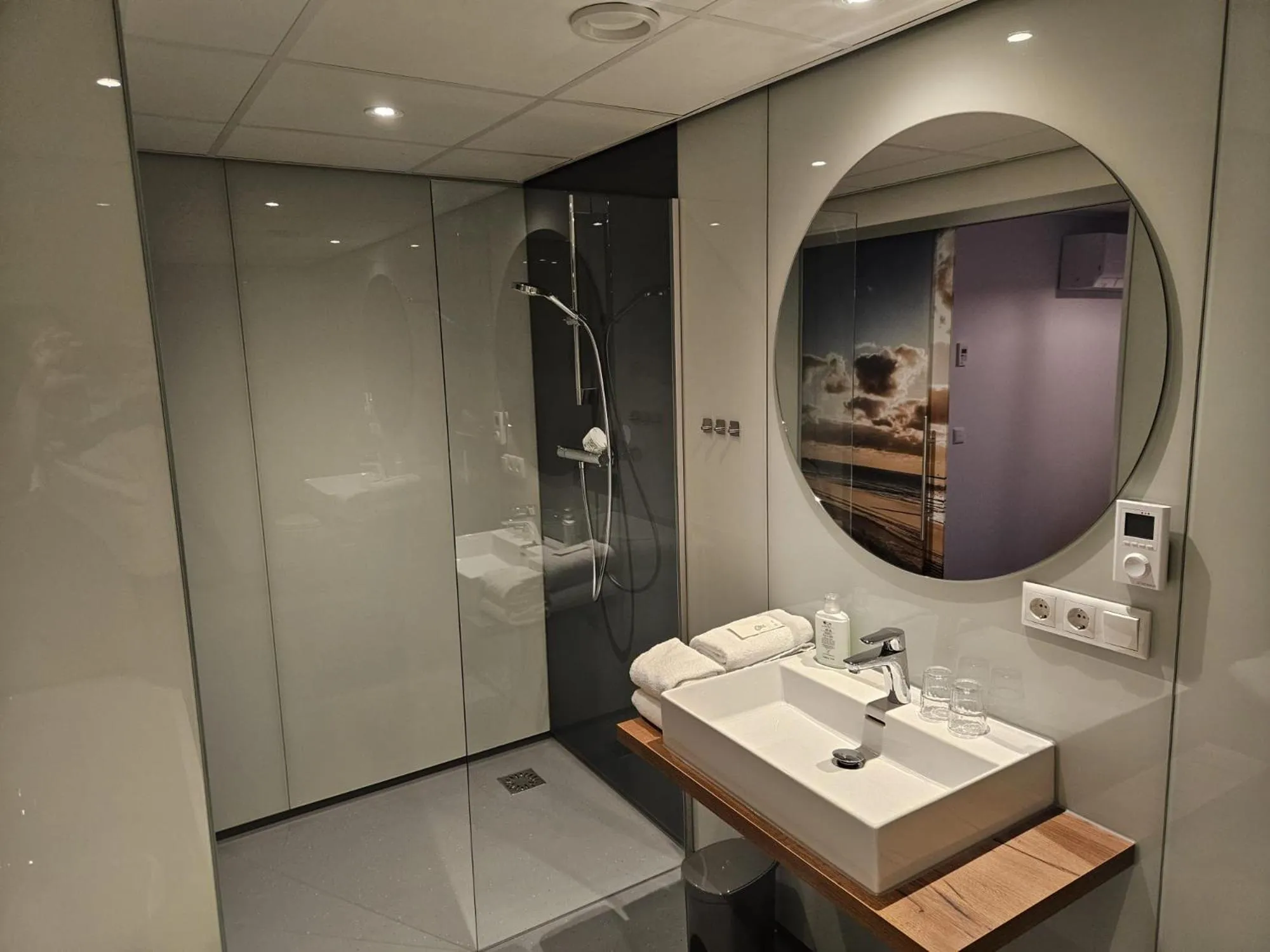 Shower in Hotel Restaurant De Stadsherberg