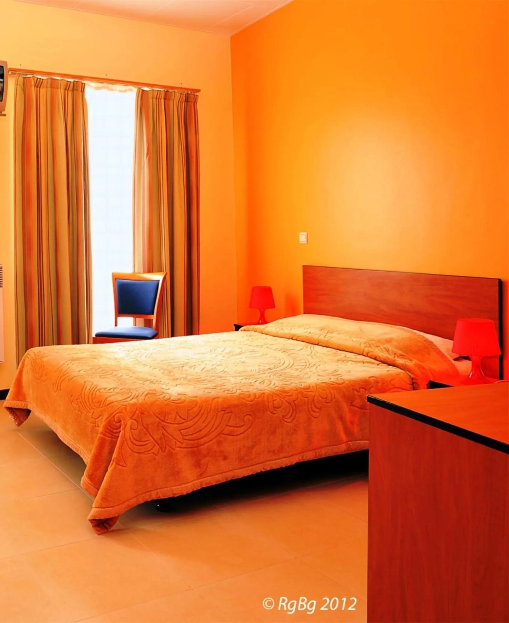 Bed in Hotel The Moon