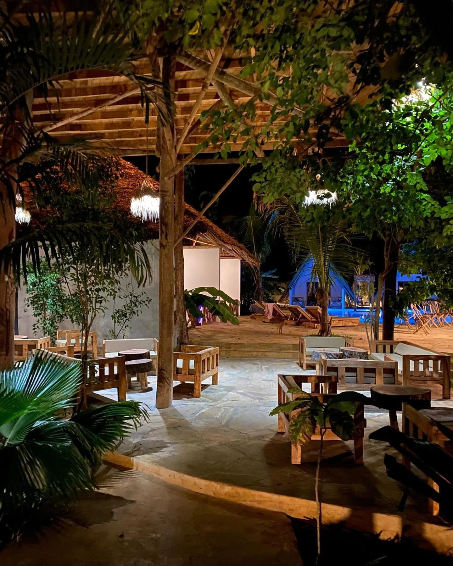 Patio in Baobab Africa Lodge Zanzibar