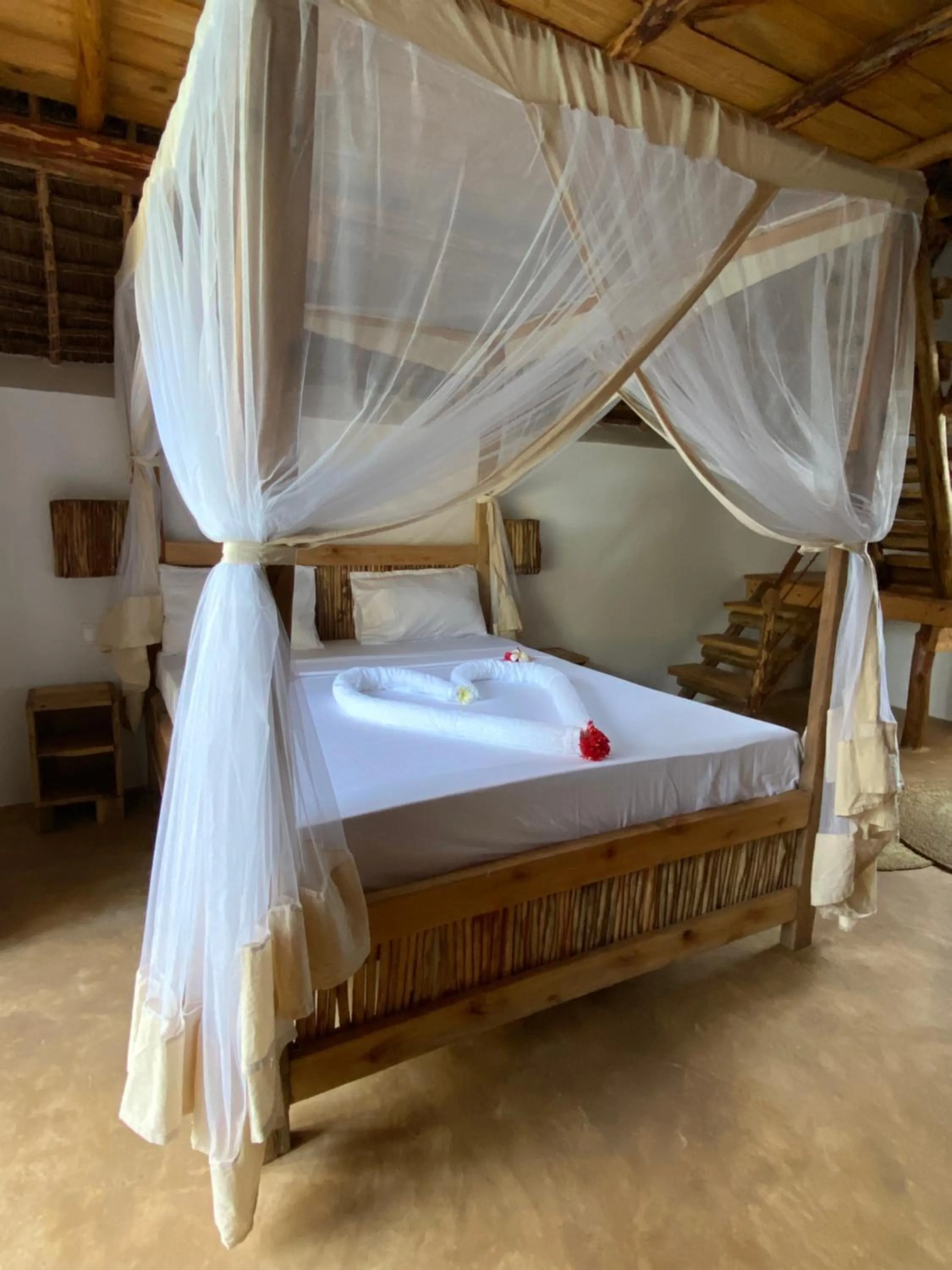 Bed in Baobab Africa Lodge Zanzibar