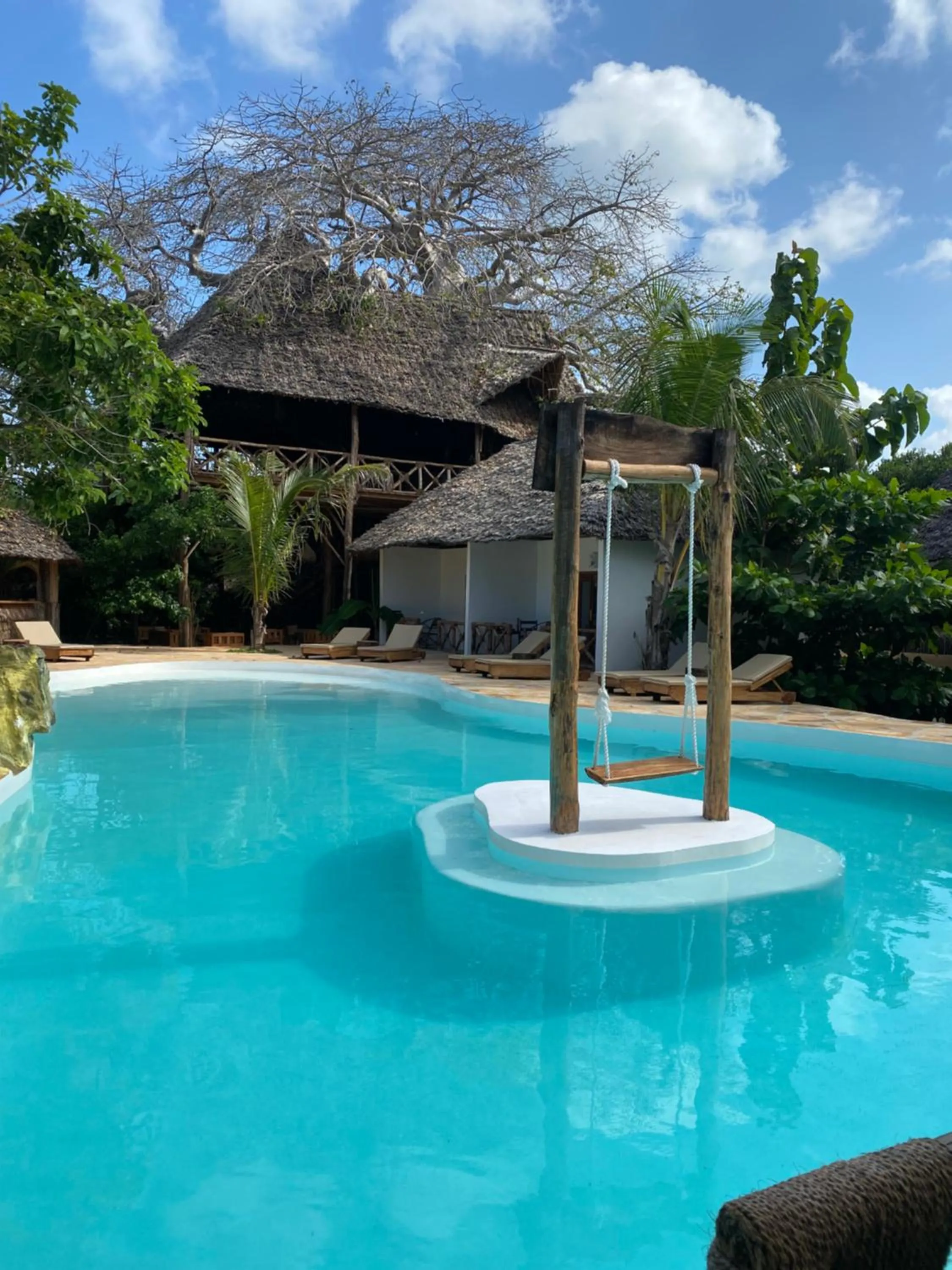 Patio in Baobab Africa Lodge Zanzibar
