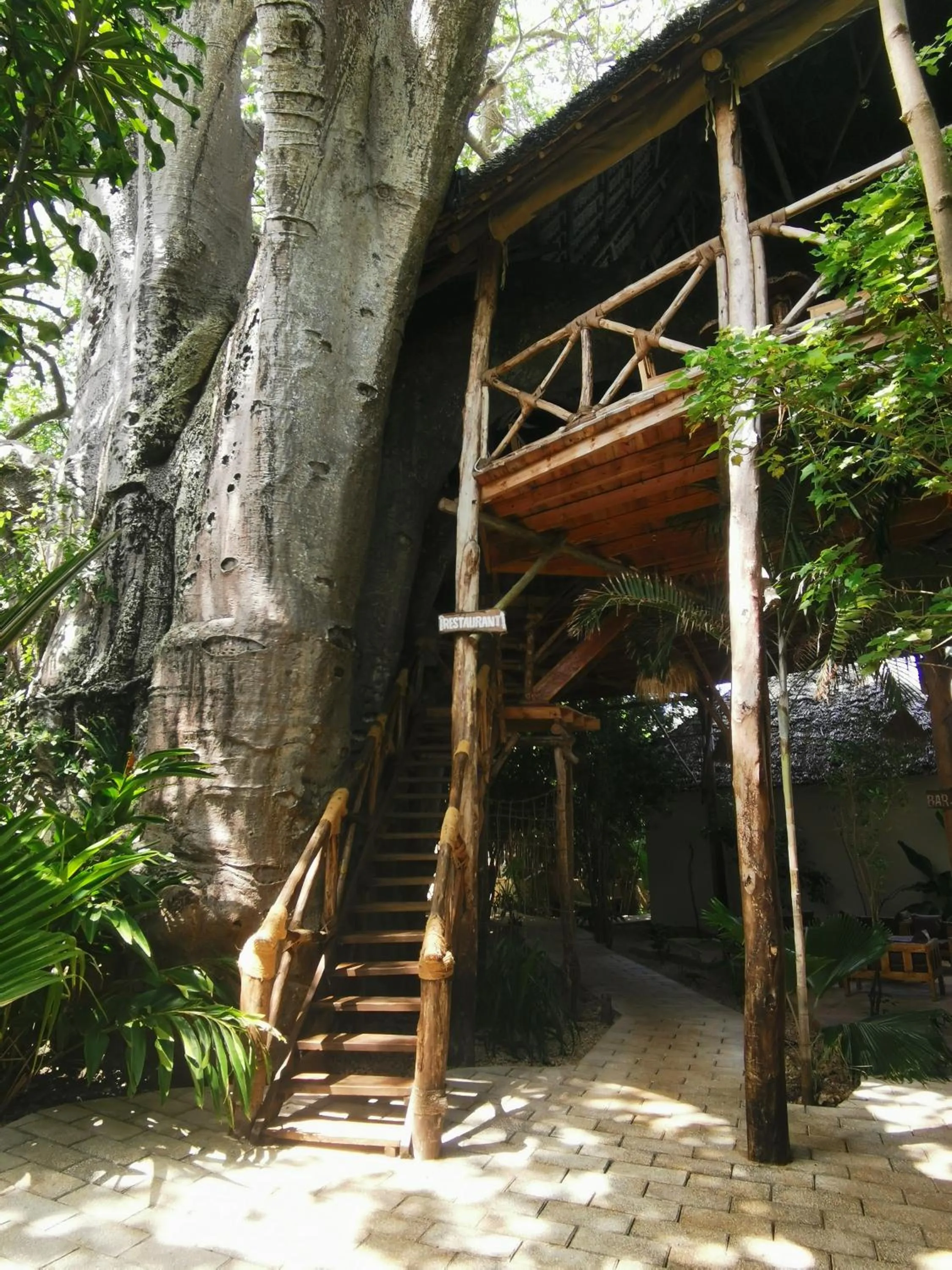 Restaurant/places to eat in Baobab Africa Lodge Zanzibar