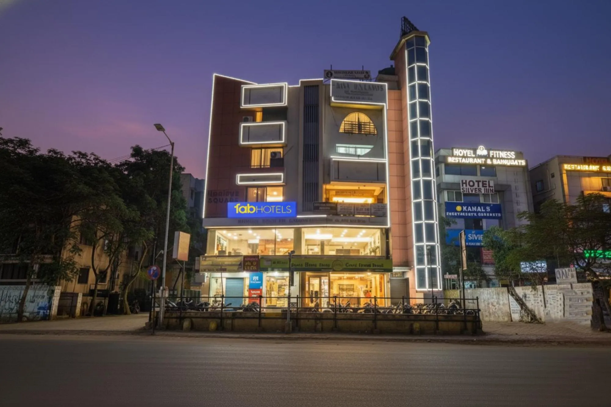 Property building in FabHotel Max Inn - Inside Himalaya Square