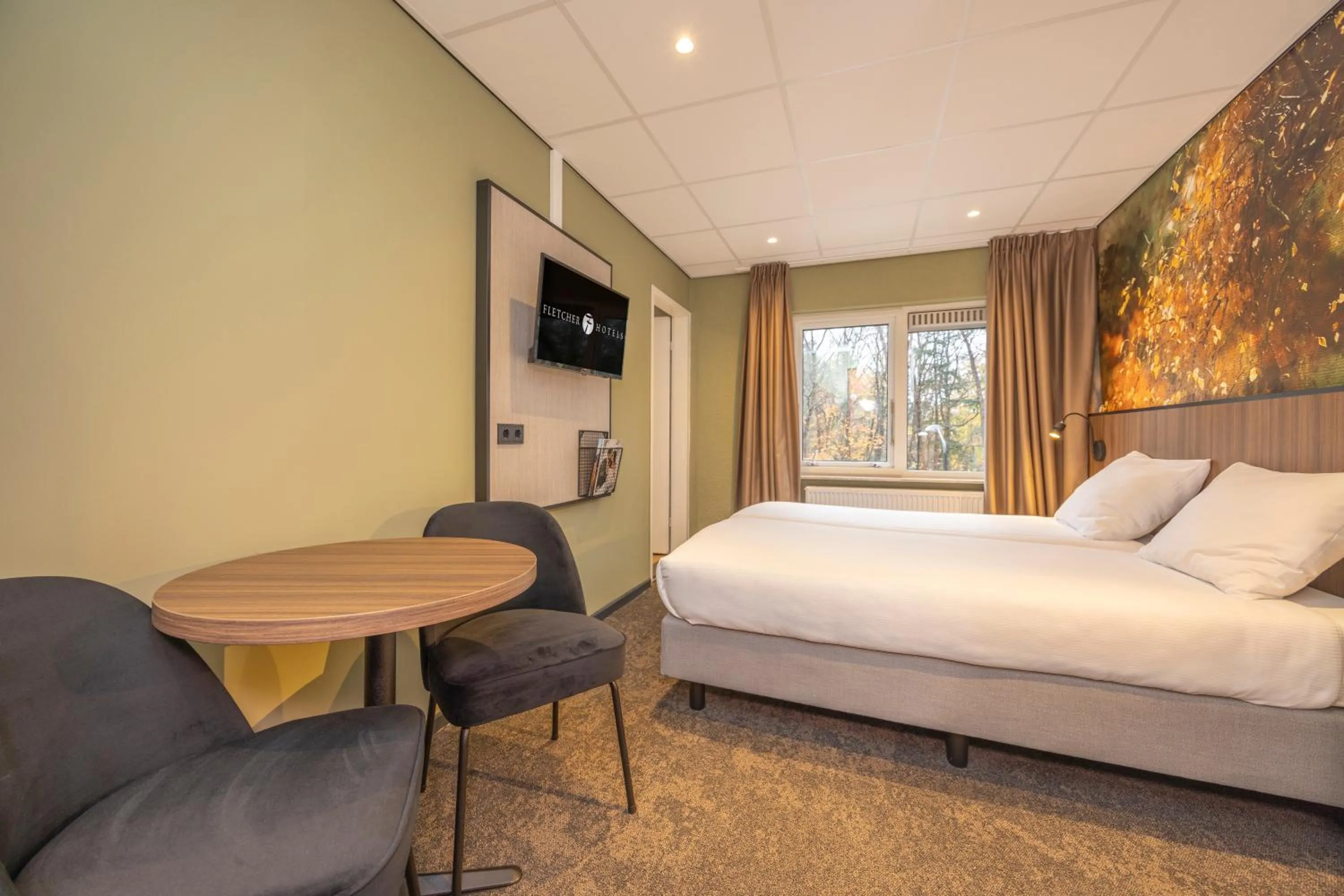 Photo of the whole room, Bed in Fletcher Hotel Apeldoorn