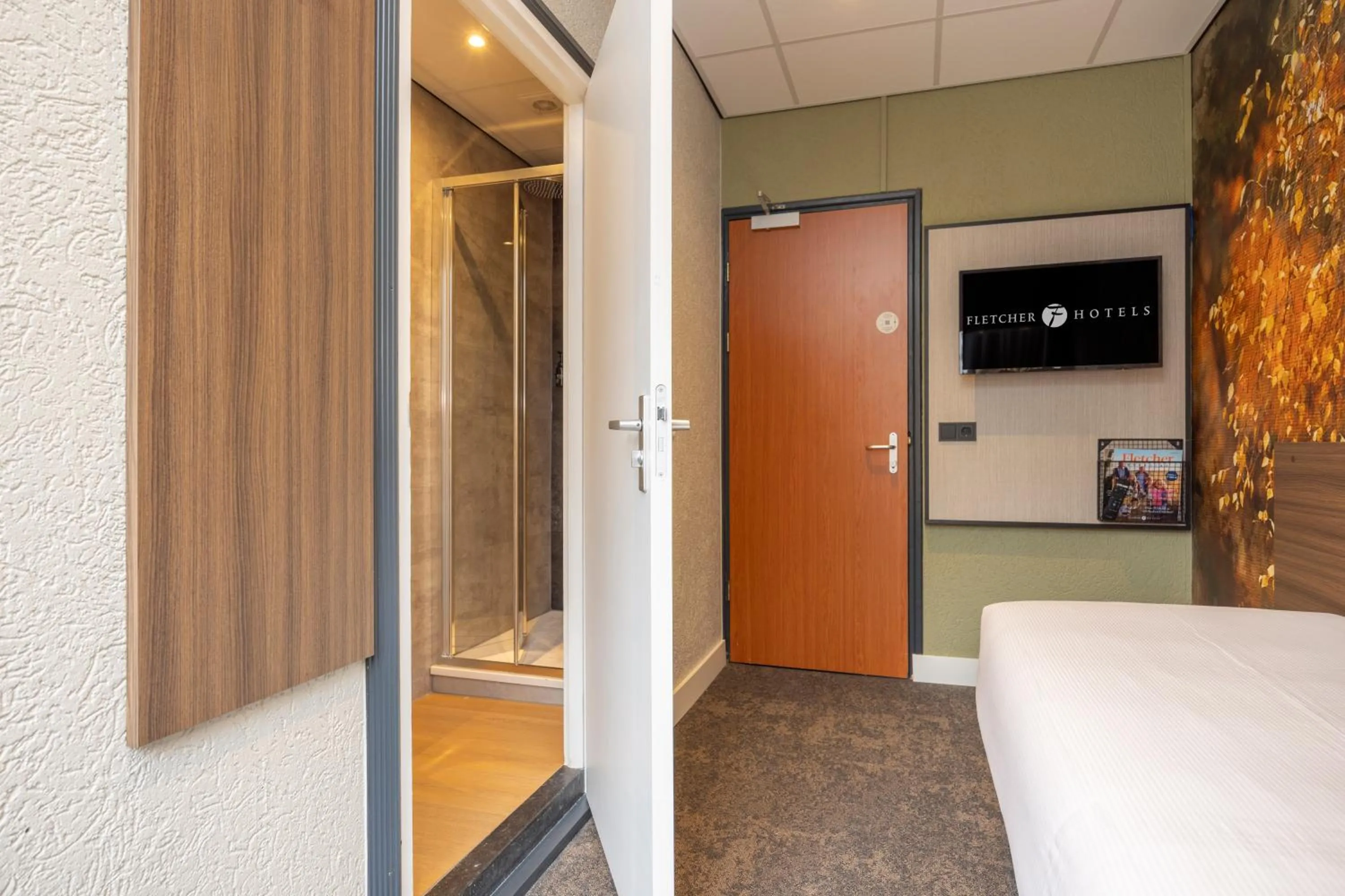 Photo of the whole room, Bed in Fletcher Hotel Apeldoorn