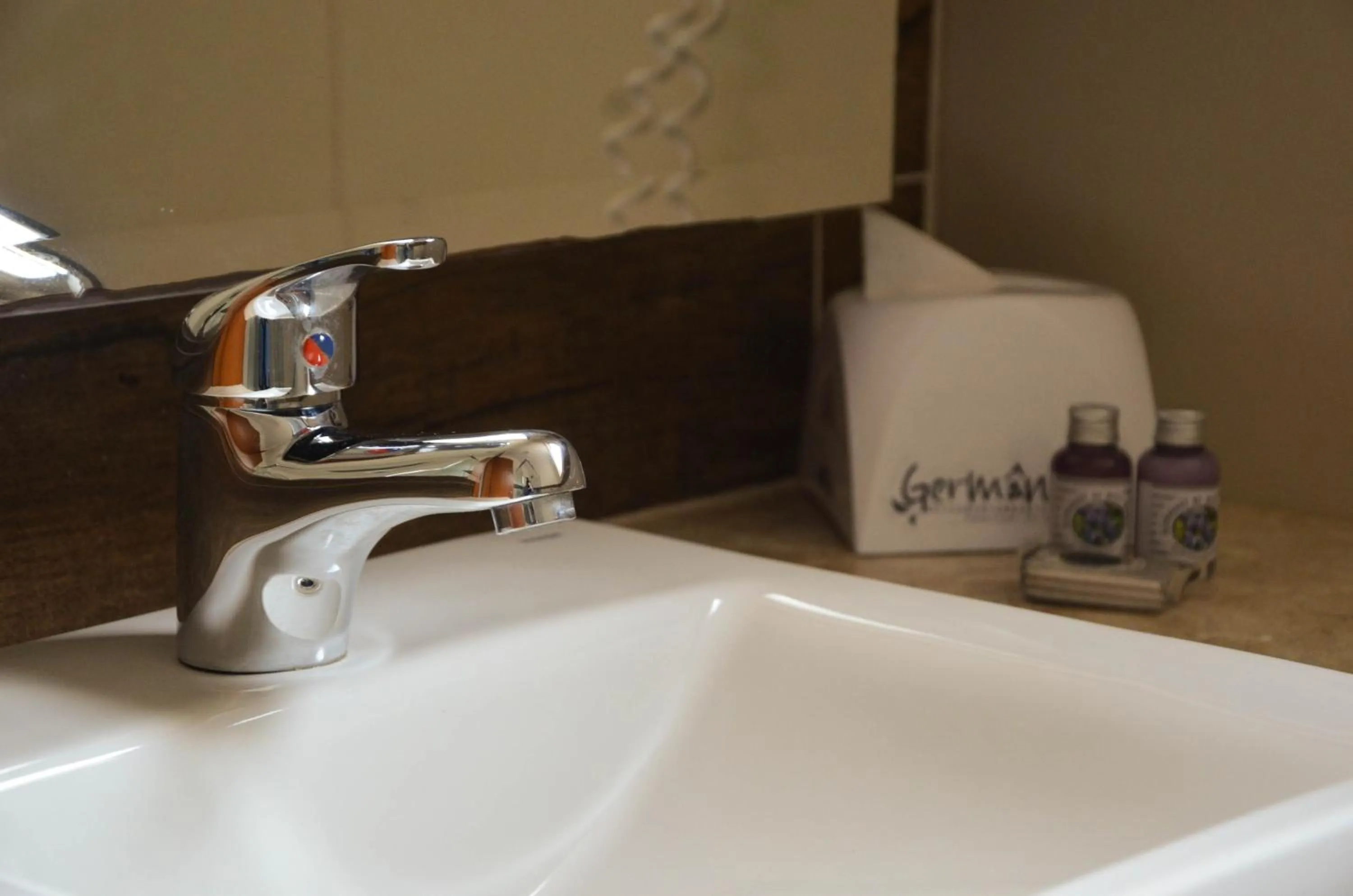 Bathroom in Germanias Blumen Hotel