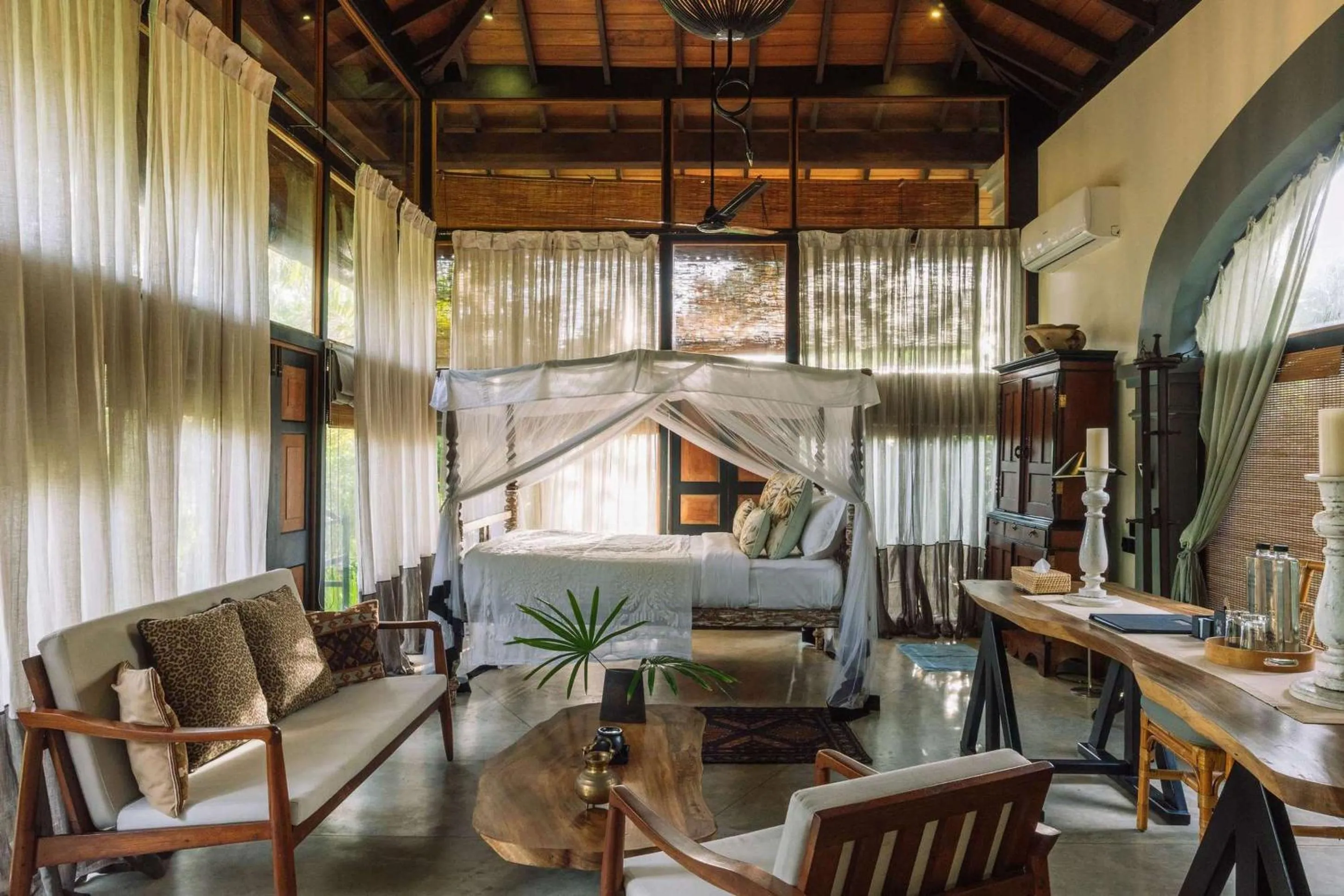 Bed in Eraeliya Villas & Gardens