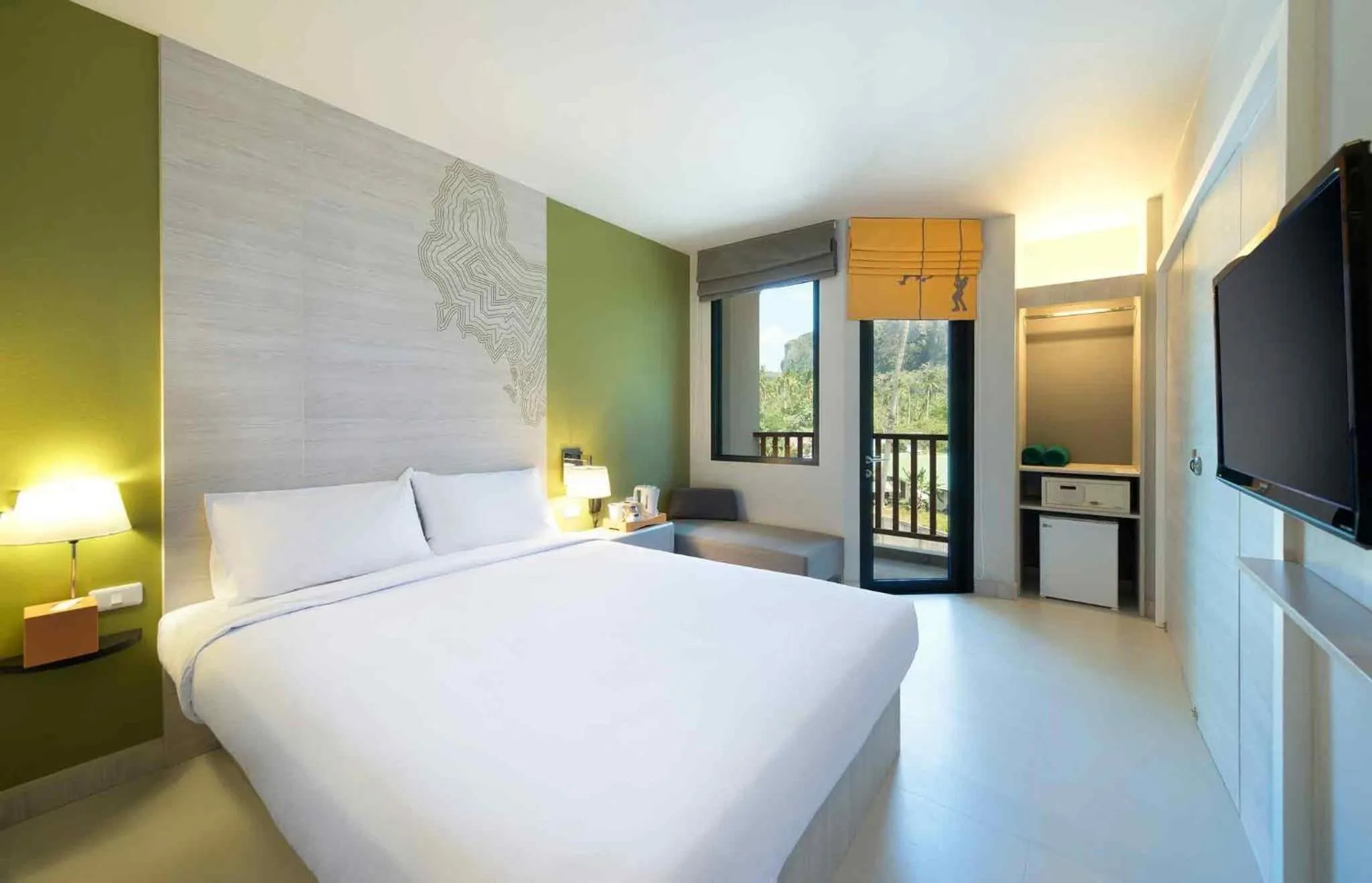 Bedroom, Bed in ibis Styles Krabi Ao Nang