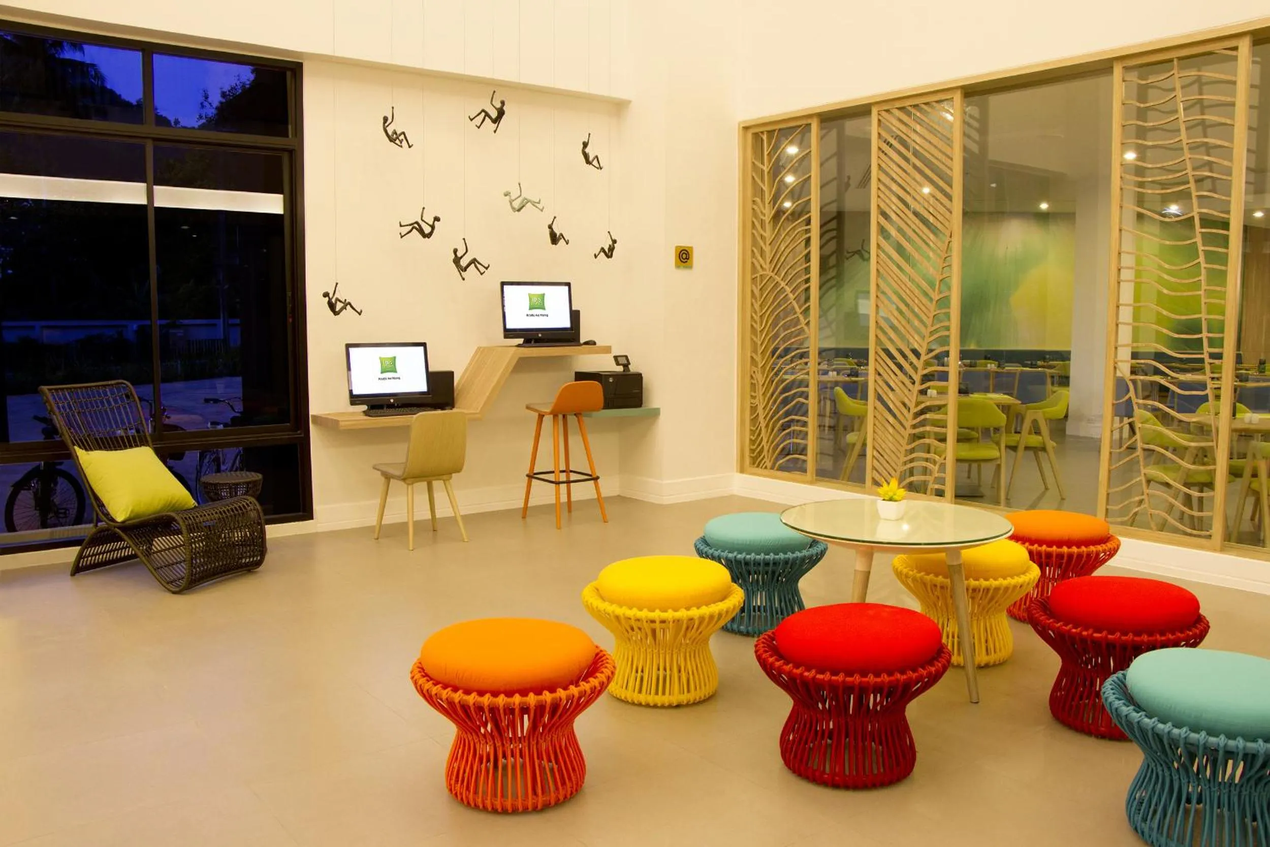 Communal lounge/ TV room in ibis Styles Krabi Ao Nang