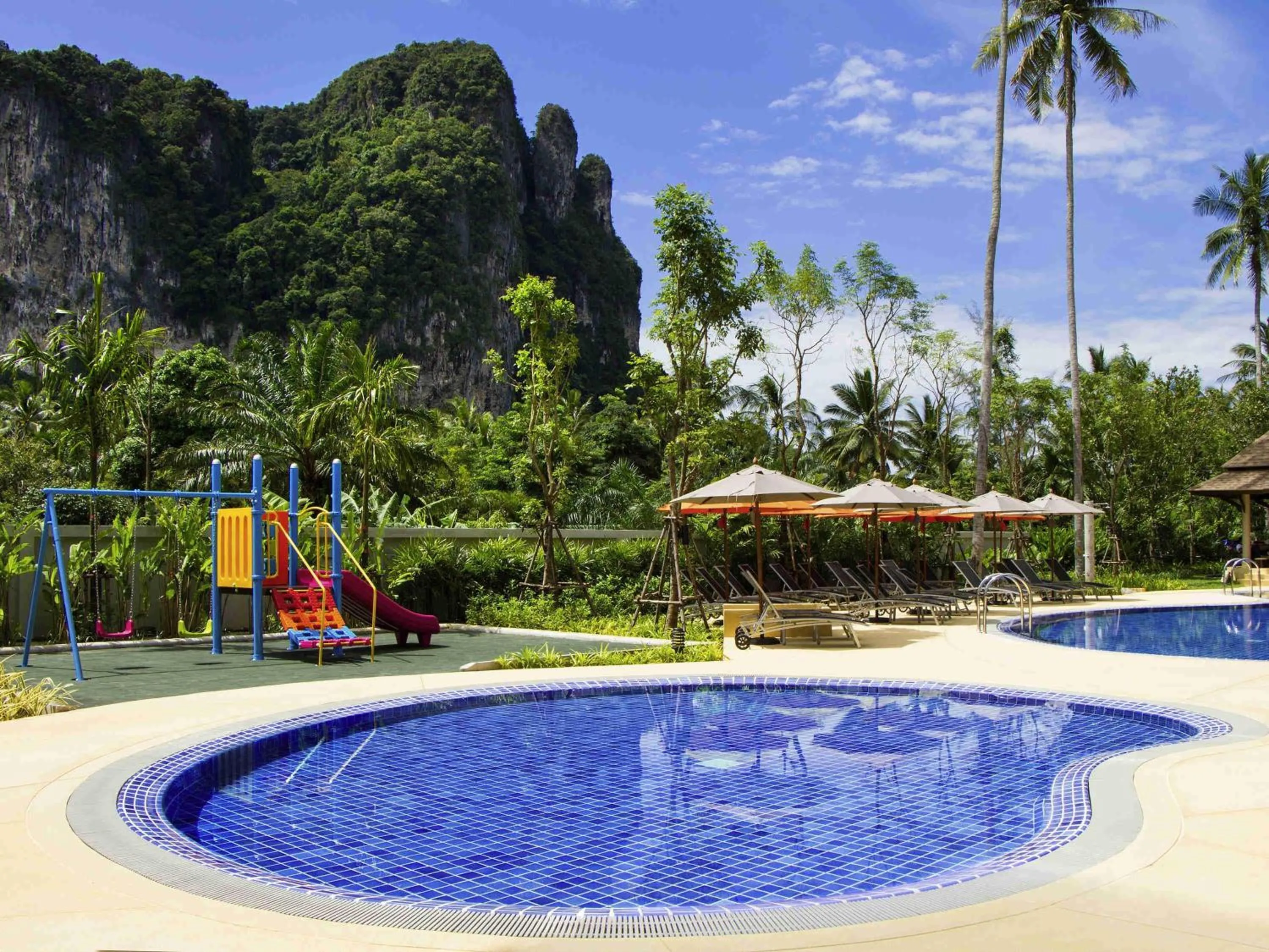 Pool view in ibis Styles Krabi Ao Nang