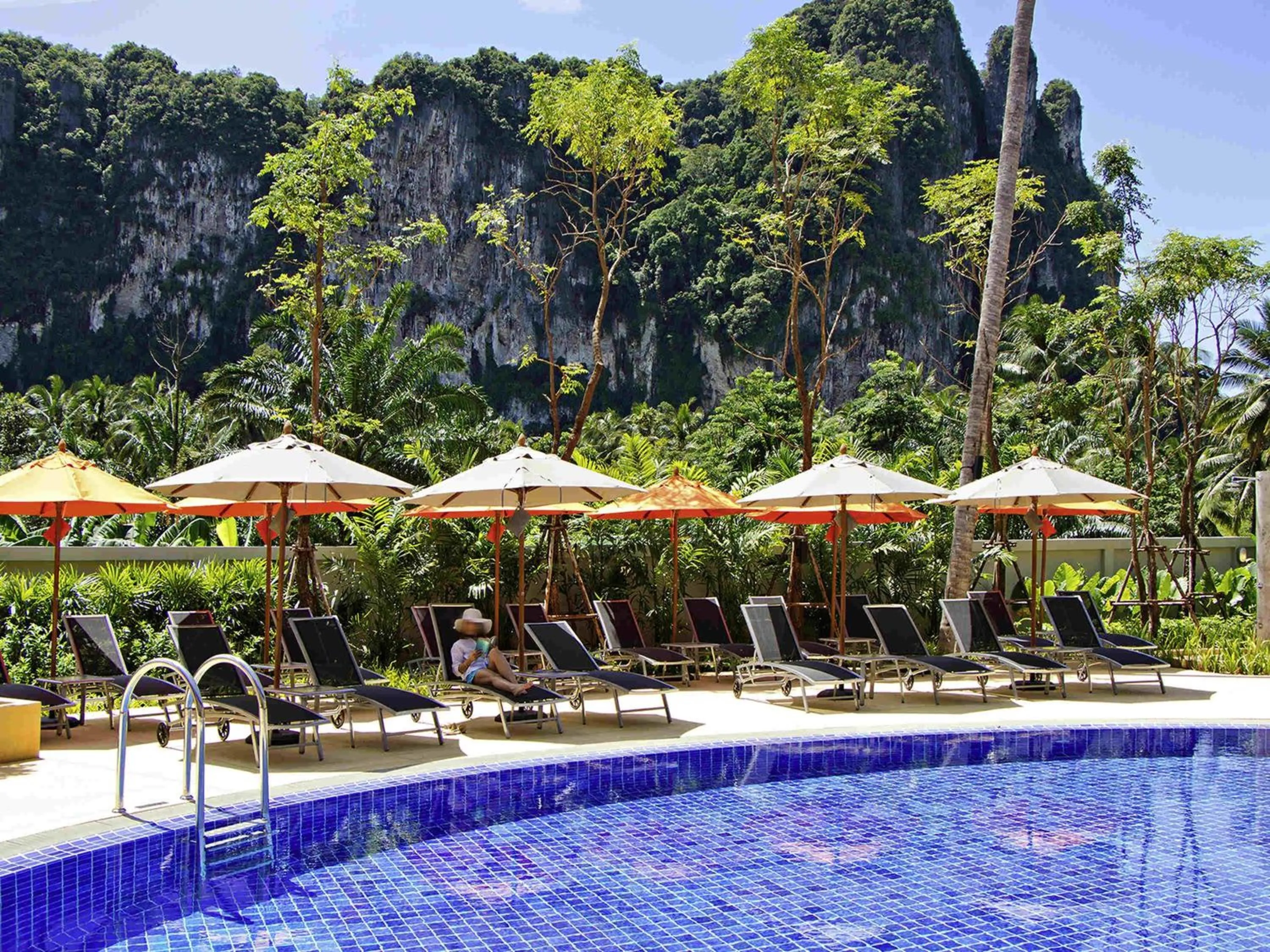 Pool view in ibis Styles Krabi Ao Nang