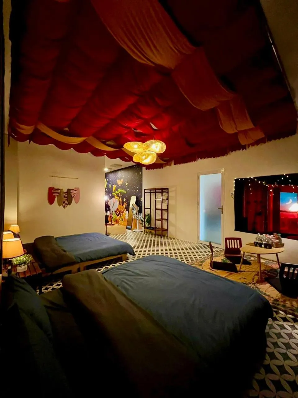 Photo of the whole room, Bed in De Vivre Homestay Măng Đen