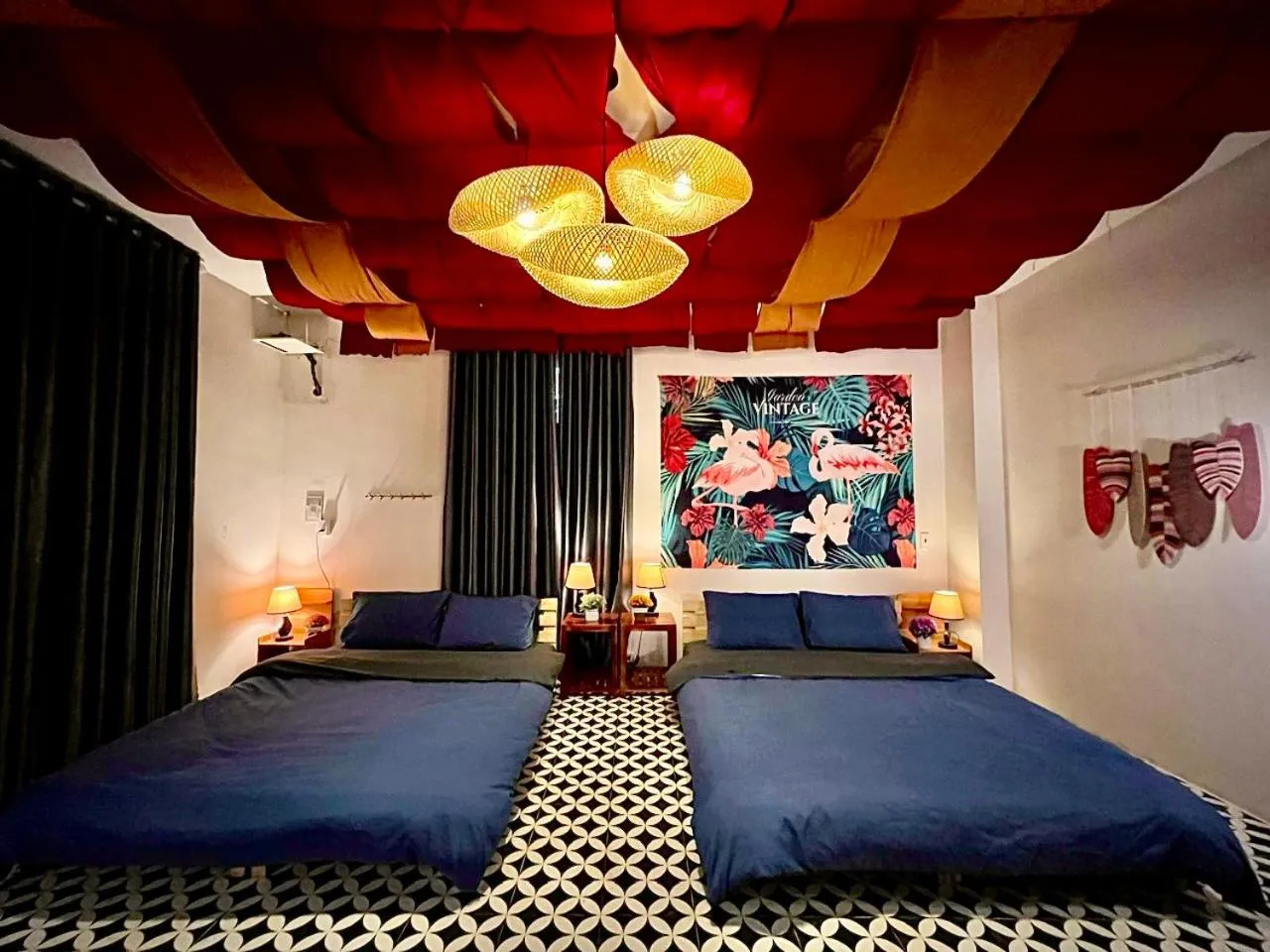 Photo of the whole room, Bed in De Vivre Homestay Măng Đen