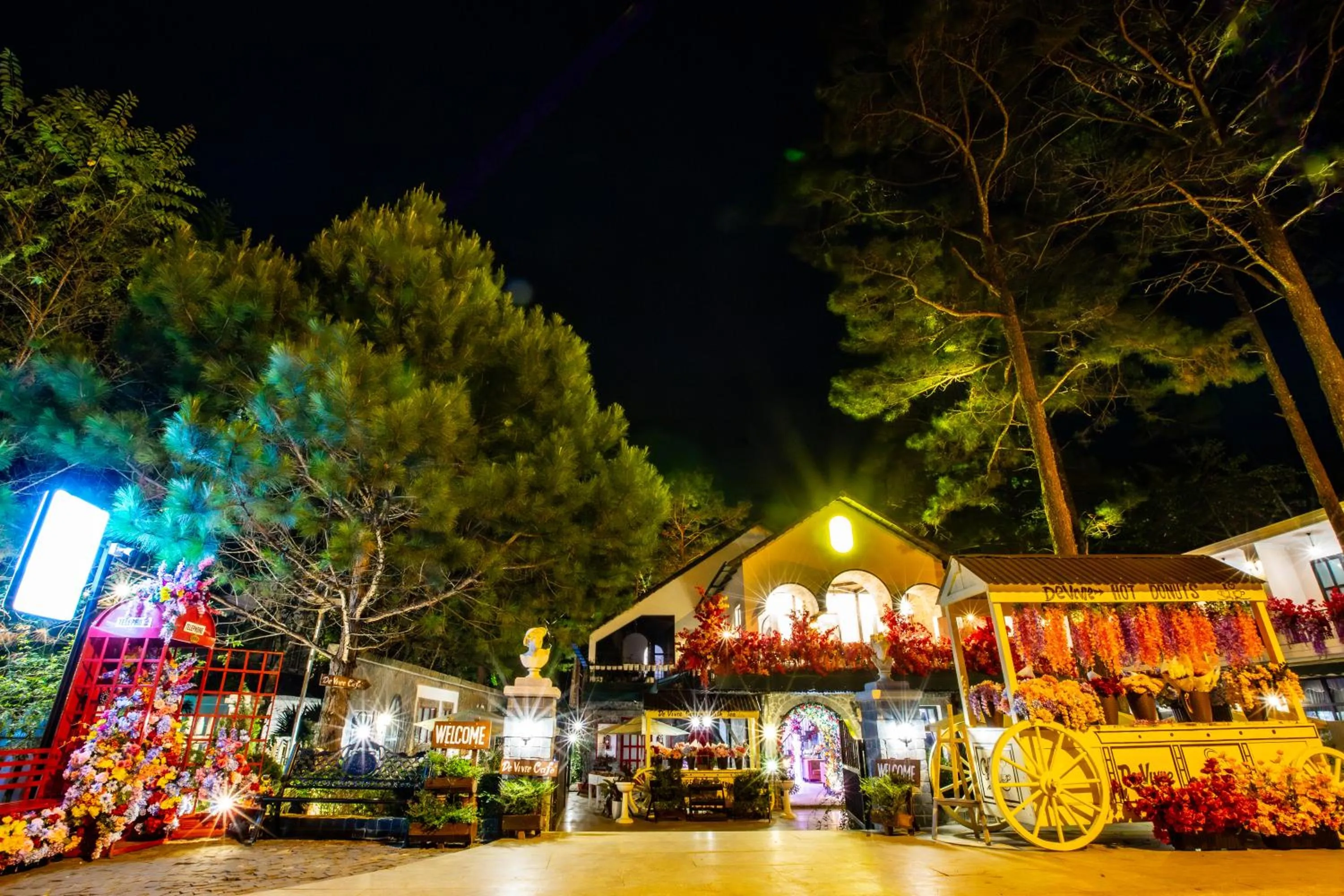 Decorative detail in De Vivre Homestay Măng Đen