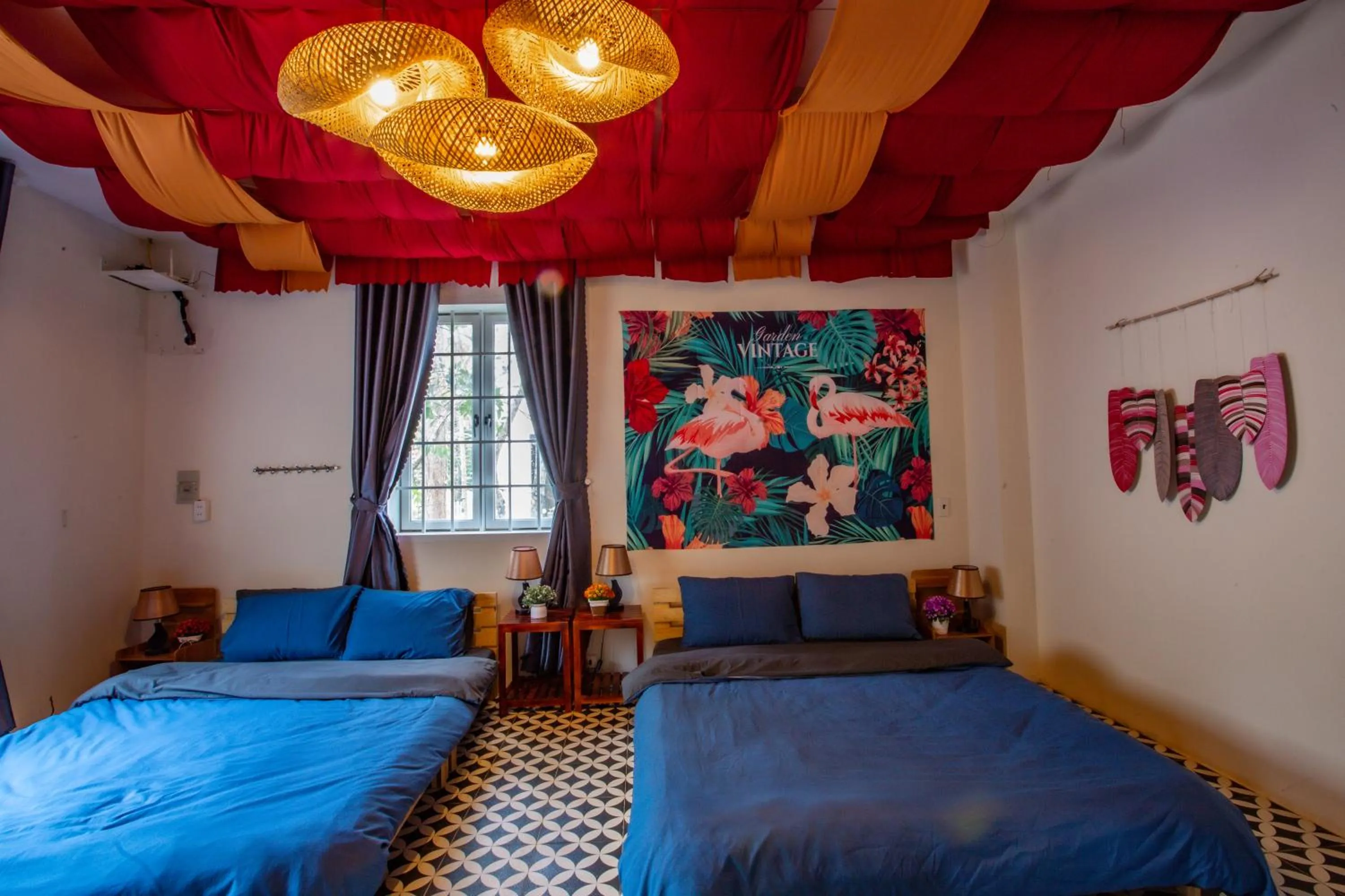 Photo of the whole room, Bed in De Vivre Homestay Măng Đen