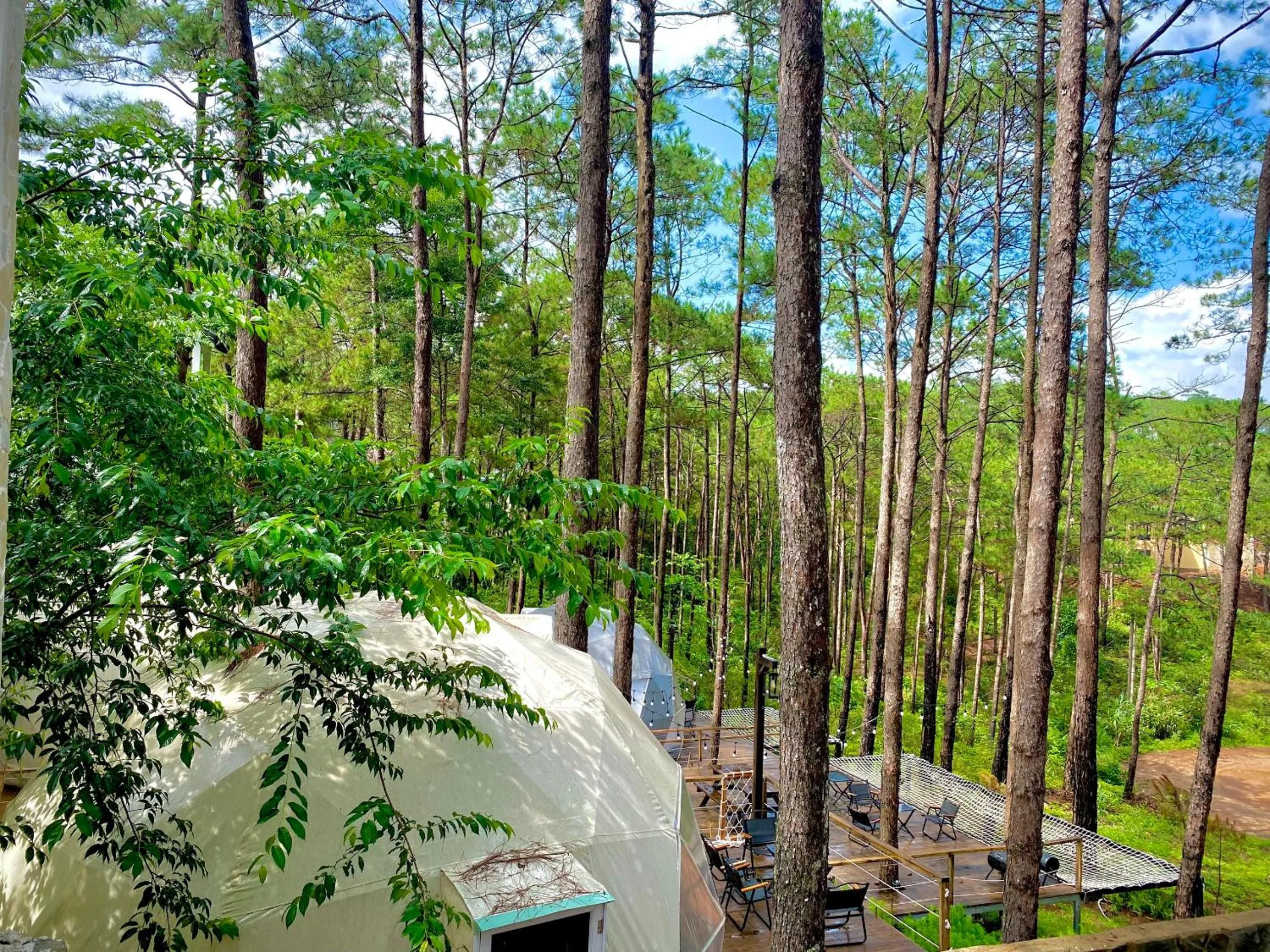 Balcony/Terrace in De Vivre Homestay Măng Đen