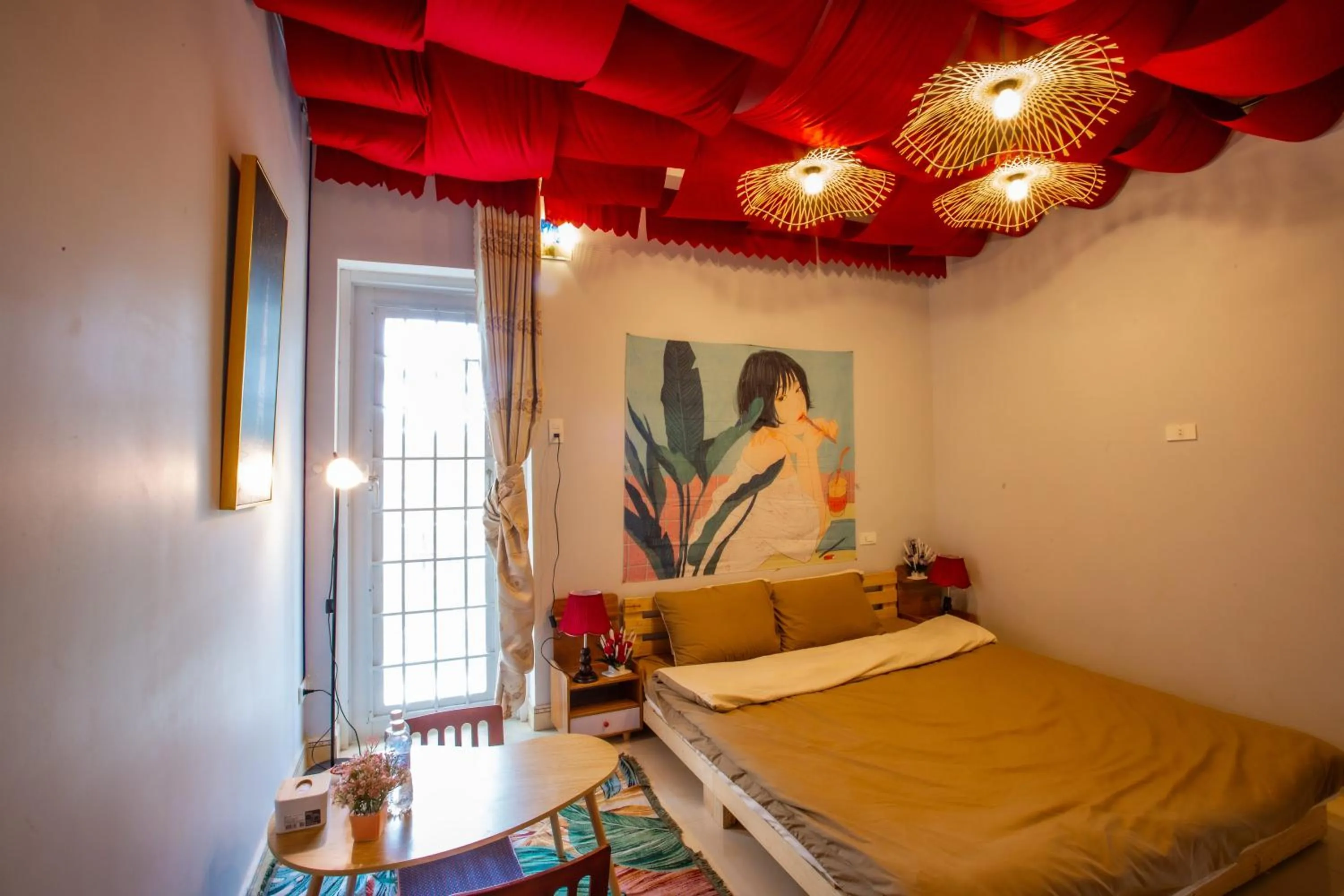 Photo of the whole room, Bed in De Vivre Homestay Măng Đen